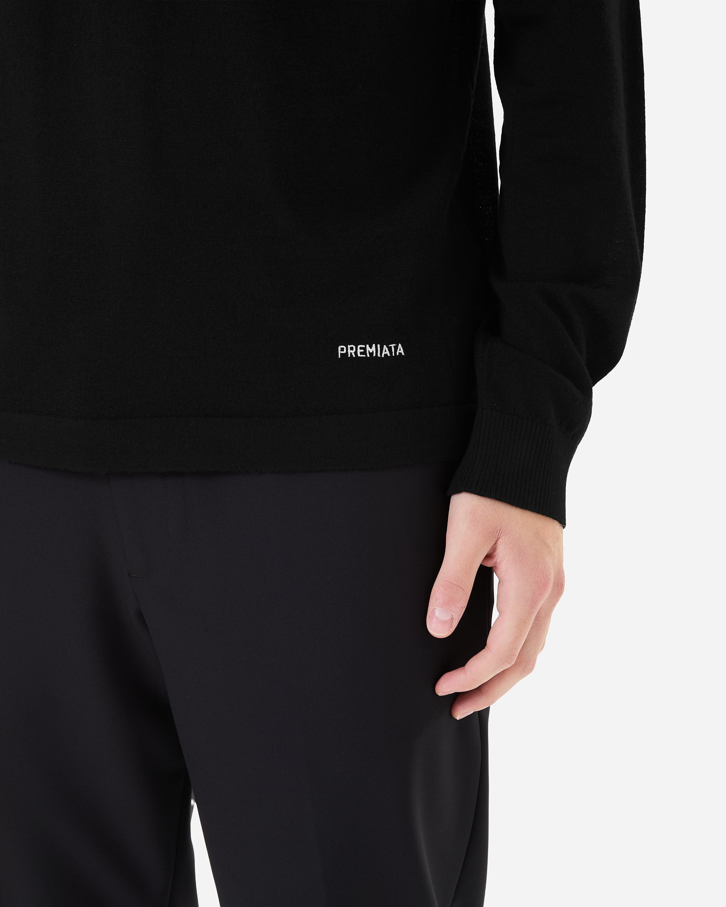 premiata-essential-maglia-strickpullover-herren-black image 6