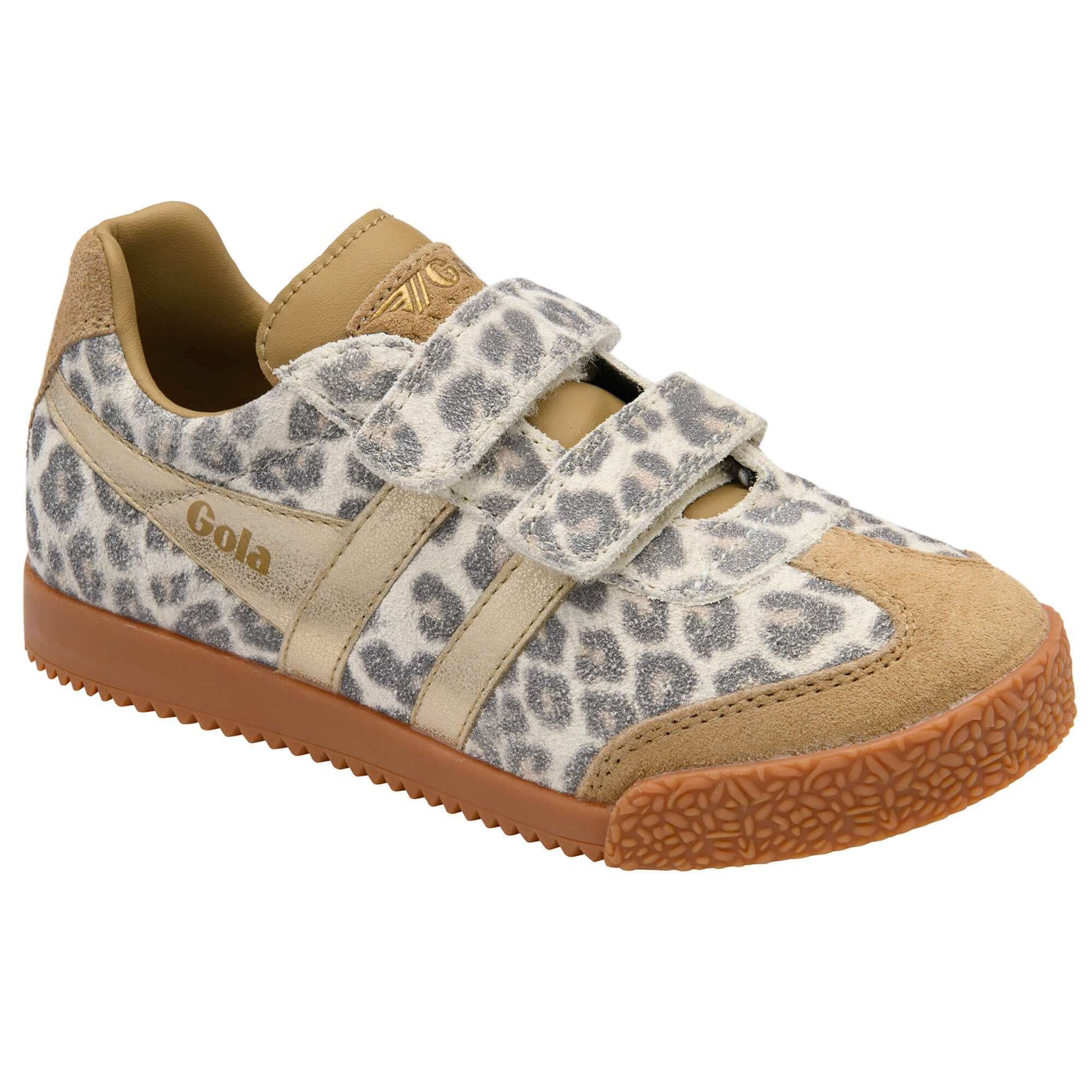 gola-harrier-safari-strap-kinder-sneaker-schneeleopard image 2