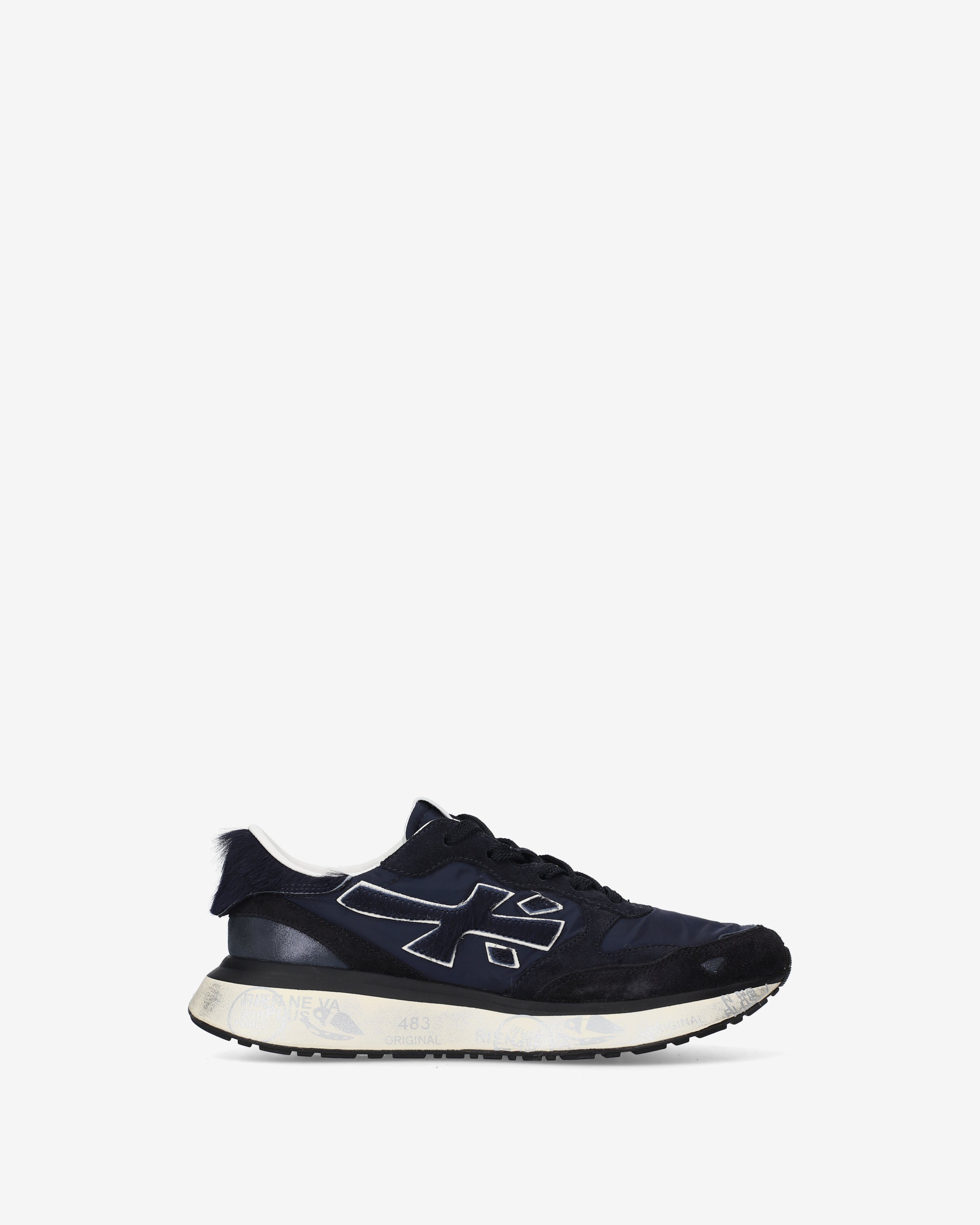 premiata-lauryn-8709-damen-sneaker-blau-nylon-cavallino image 1