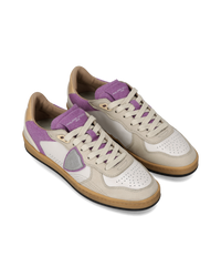 philippe-model-pgal-sneaker-damen-wei-fuchsia-beige image 4