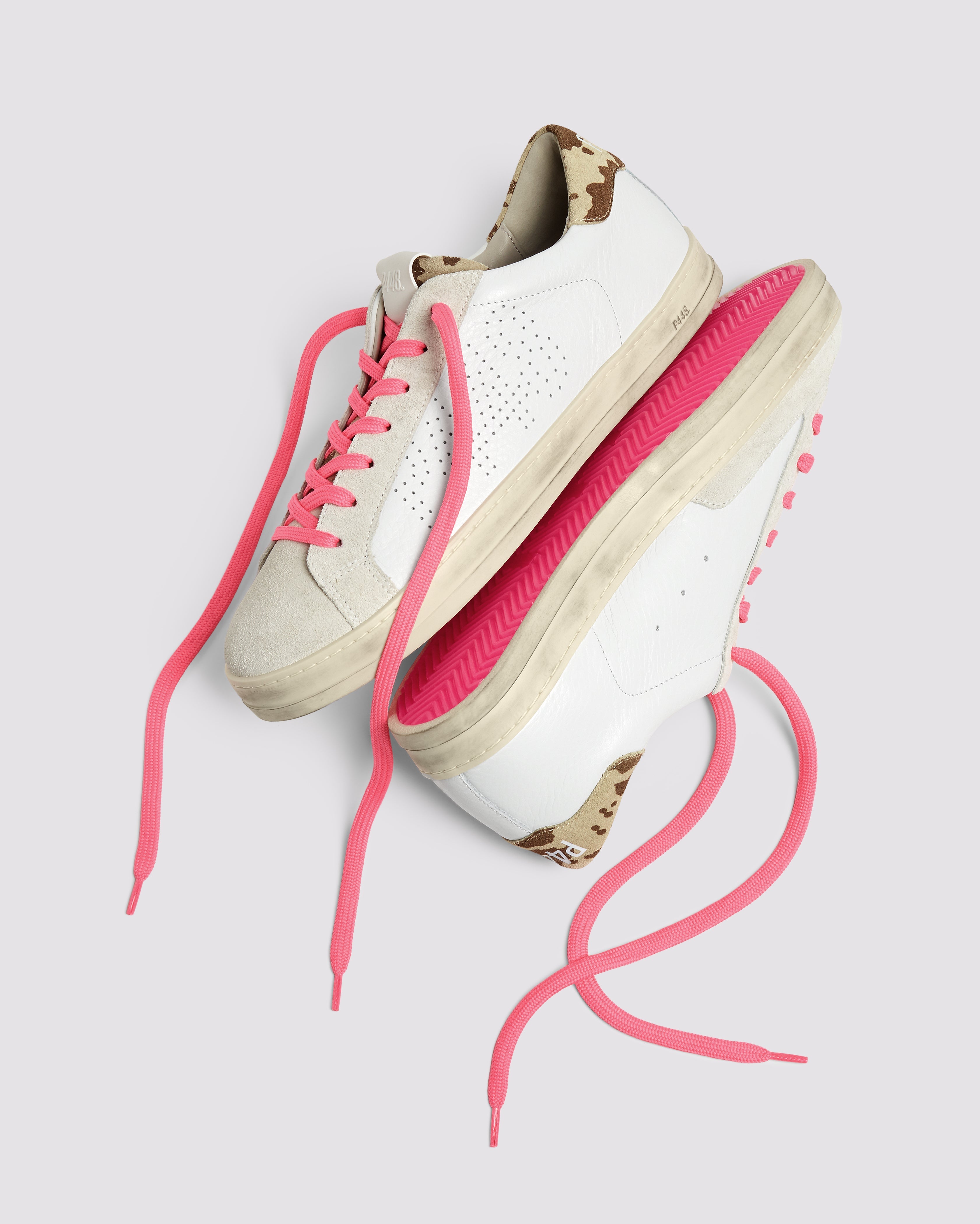 p448-john-wild-cow-white-damen-low-top-sneaker image 3