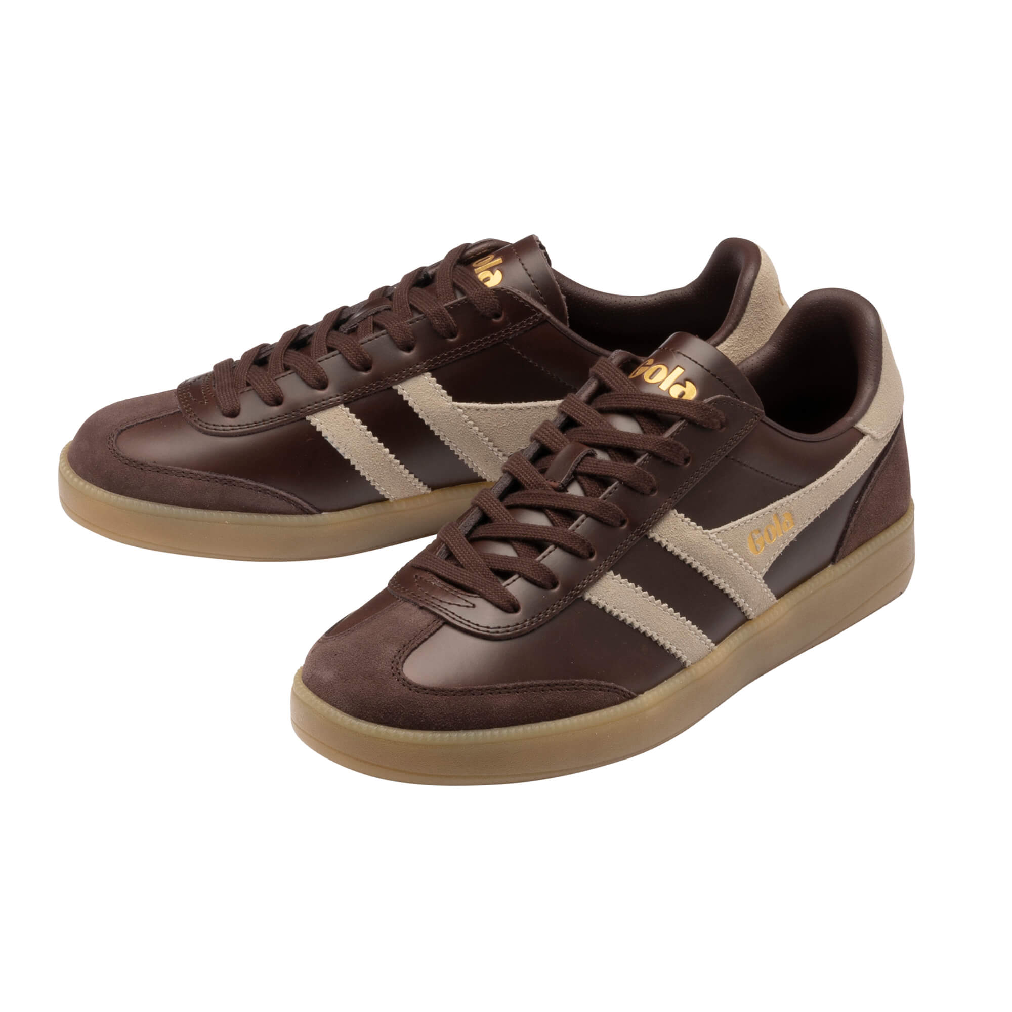 gola-viper-serra-herren-sneaker-dunkelbraun-bone-aus-serra-leder image 3