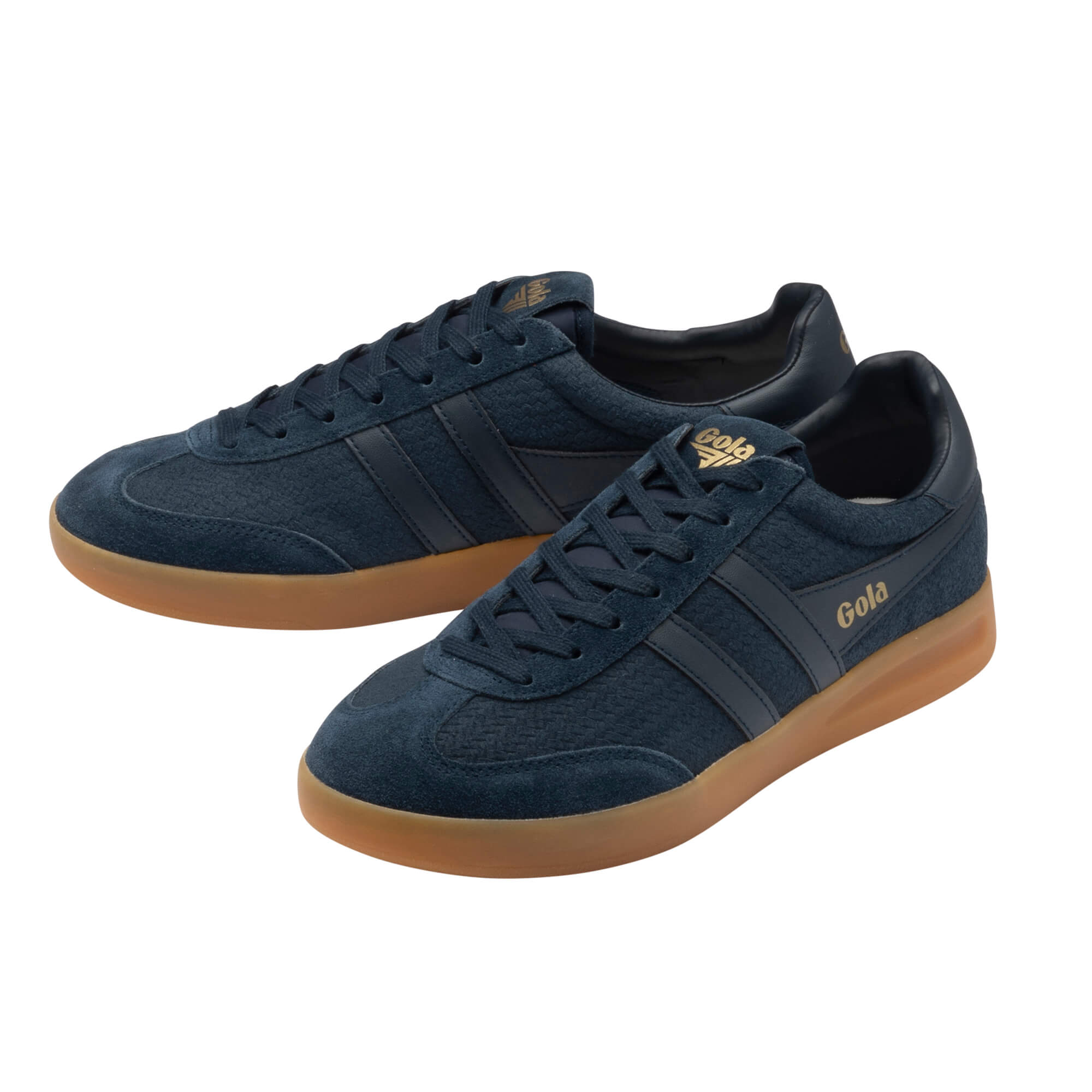 gola-cyclone-marque-herren-sneaker-navy-wildleder-gum-sohle image 3