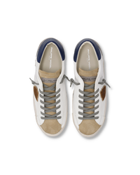 philippe-model-prsx-sneaker-herren-blanc-bleu-gris image 5