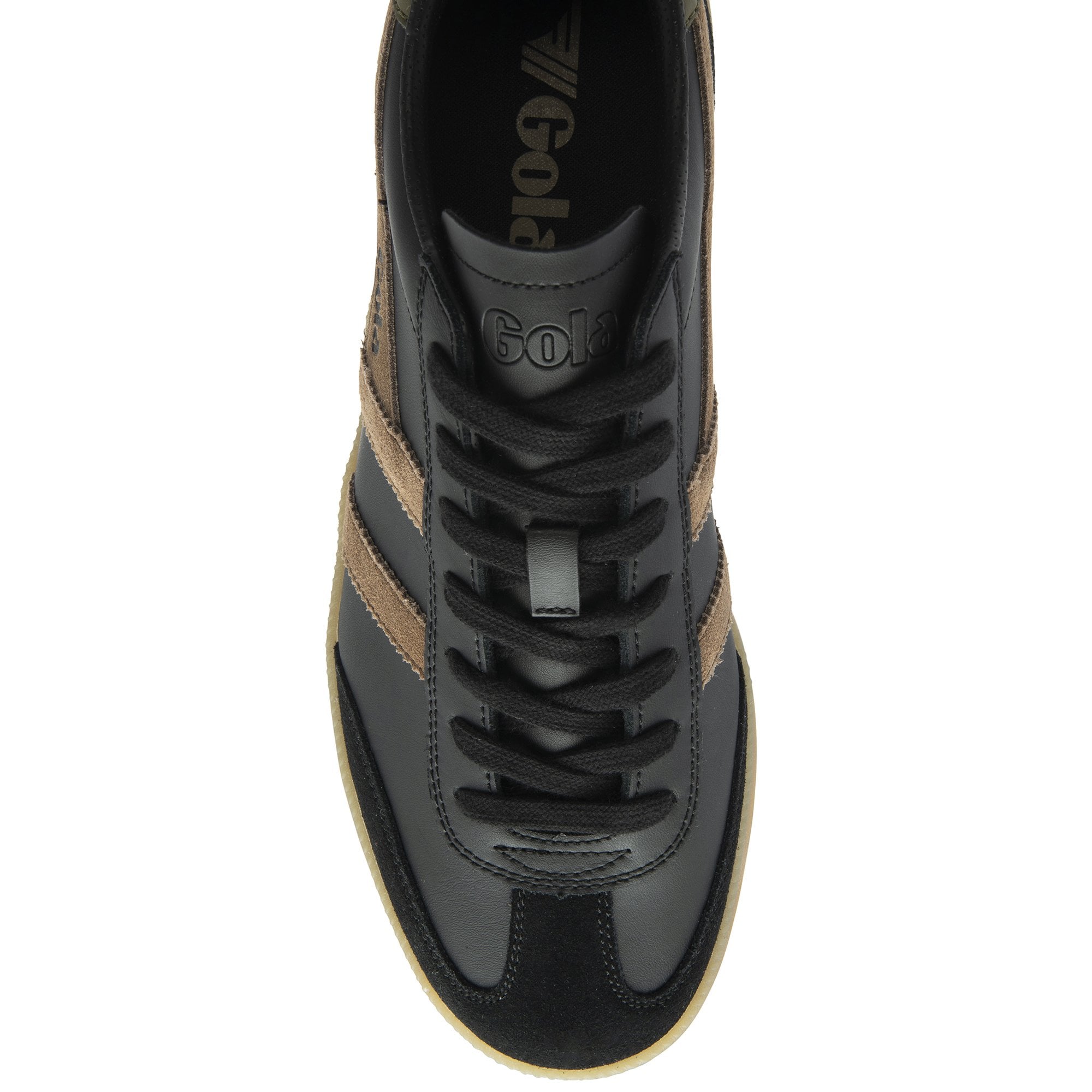 gola-viper-leder-sneaker-f-r-herren-schwarz-tabak image 5