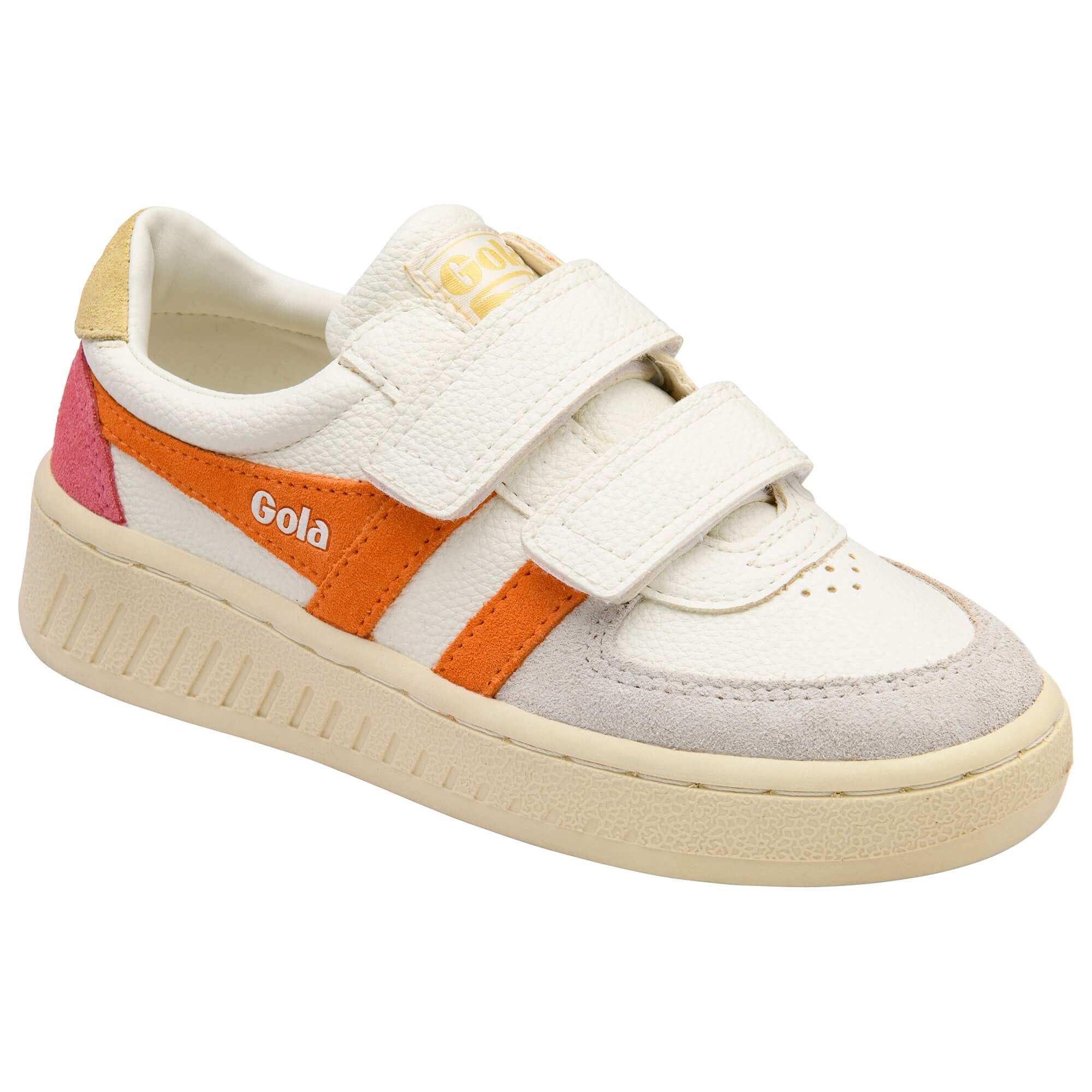 gola-grandslam-trident-strap-sneaker-f-r-kinder-wei-apricot-buttermilch image 2