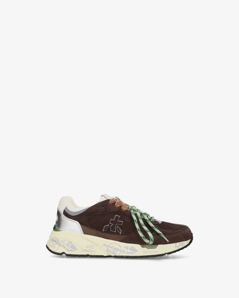 premiata-mased-8596l-sneaker-damen-dunkelbraun image 1
