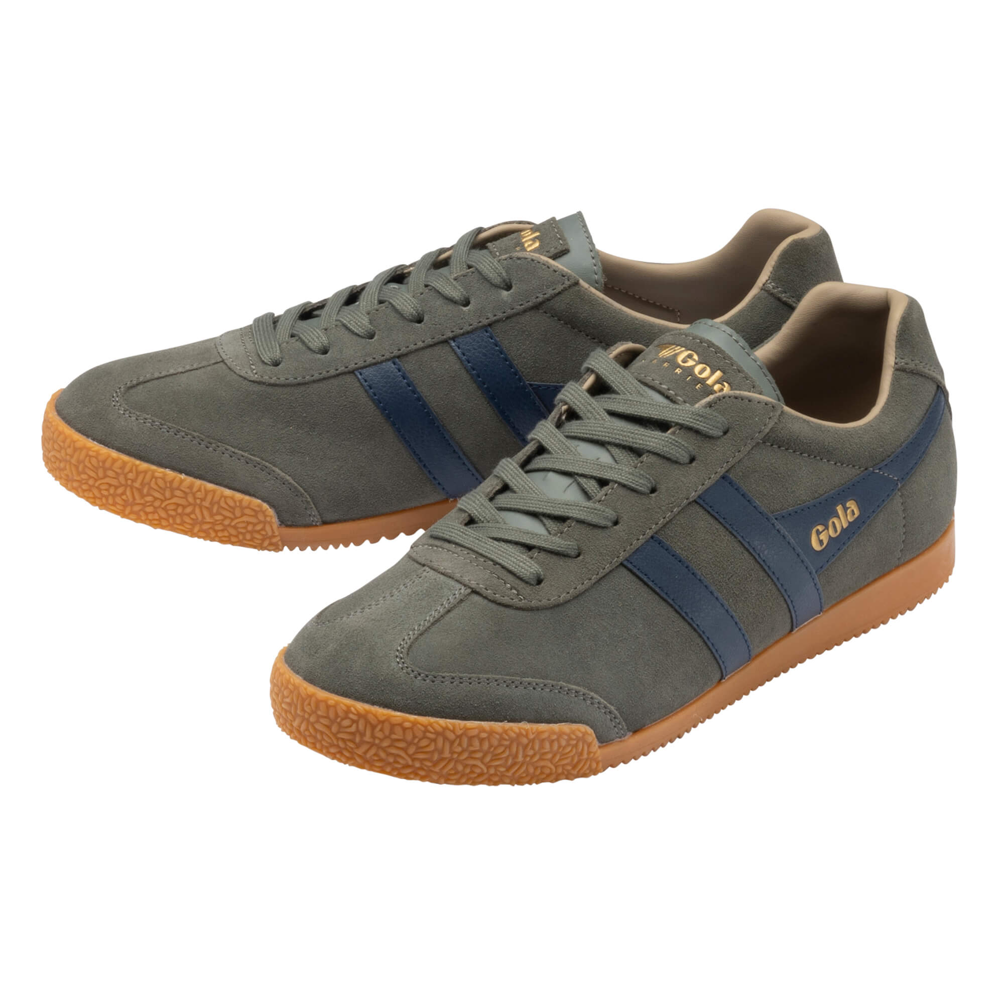 gola-harrier-herren-sneaker-aus-wildleder-conifer-navy image 3