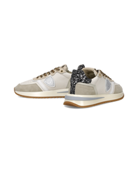 philippe-model-tropez-2-1-sneaker-damen-sand-schwarz-glitzer image 4