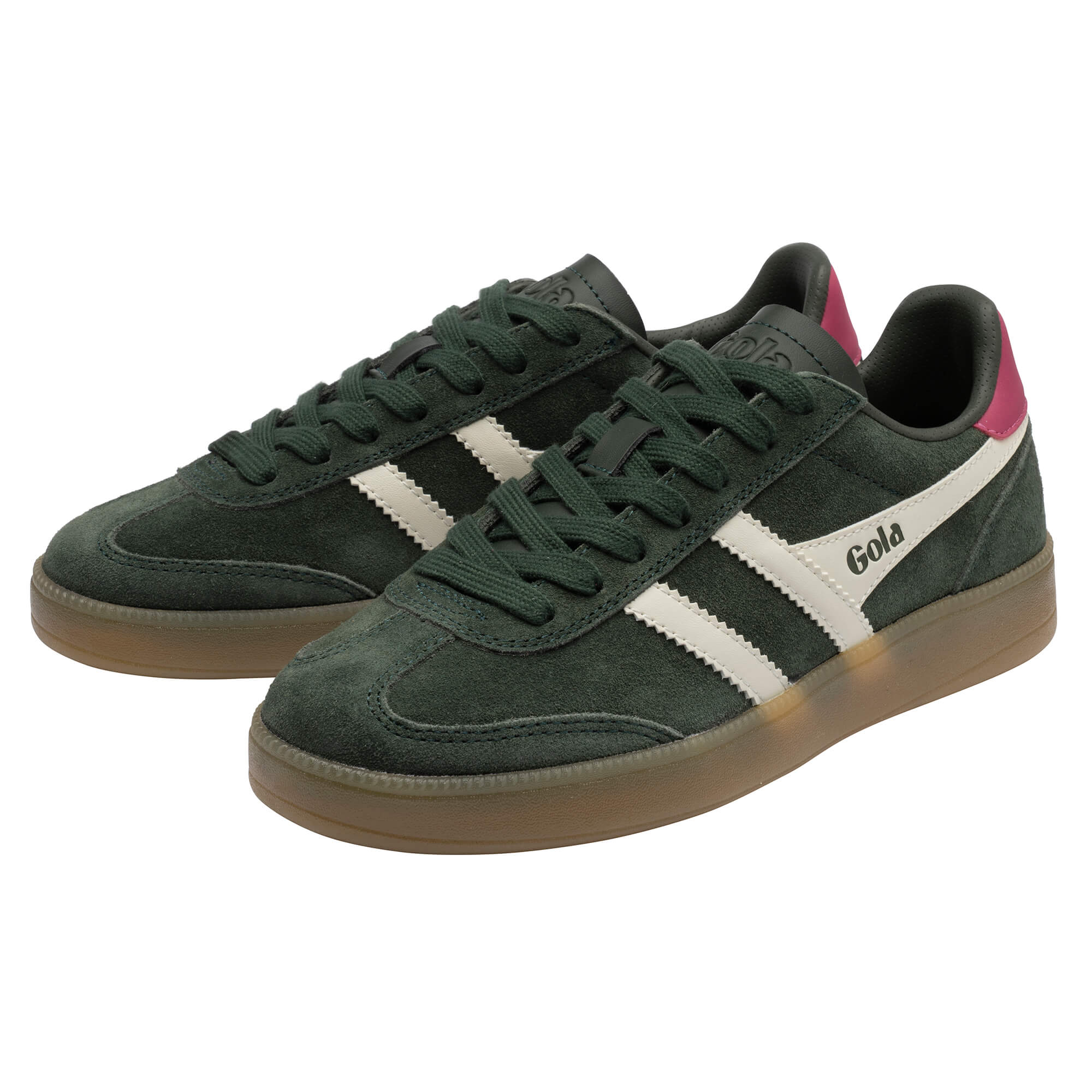 gola-viper-damen-sneaker-wildleder-dunkelkhaki-fuchsia image 3