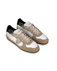 philippe-model-pgal-herren-sneaker-wei-beige-schwarz image 4