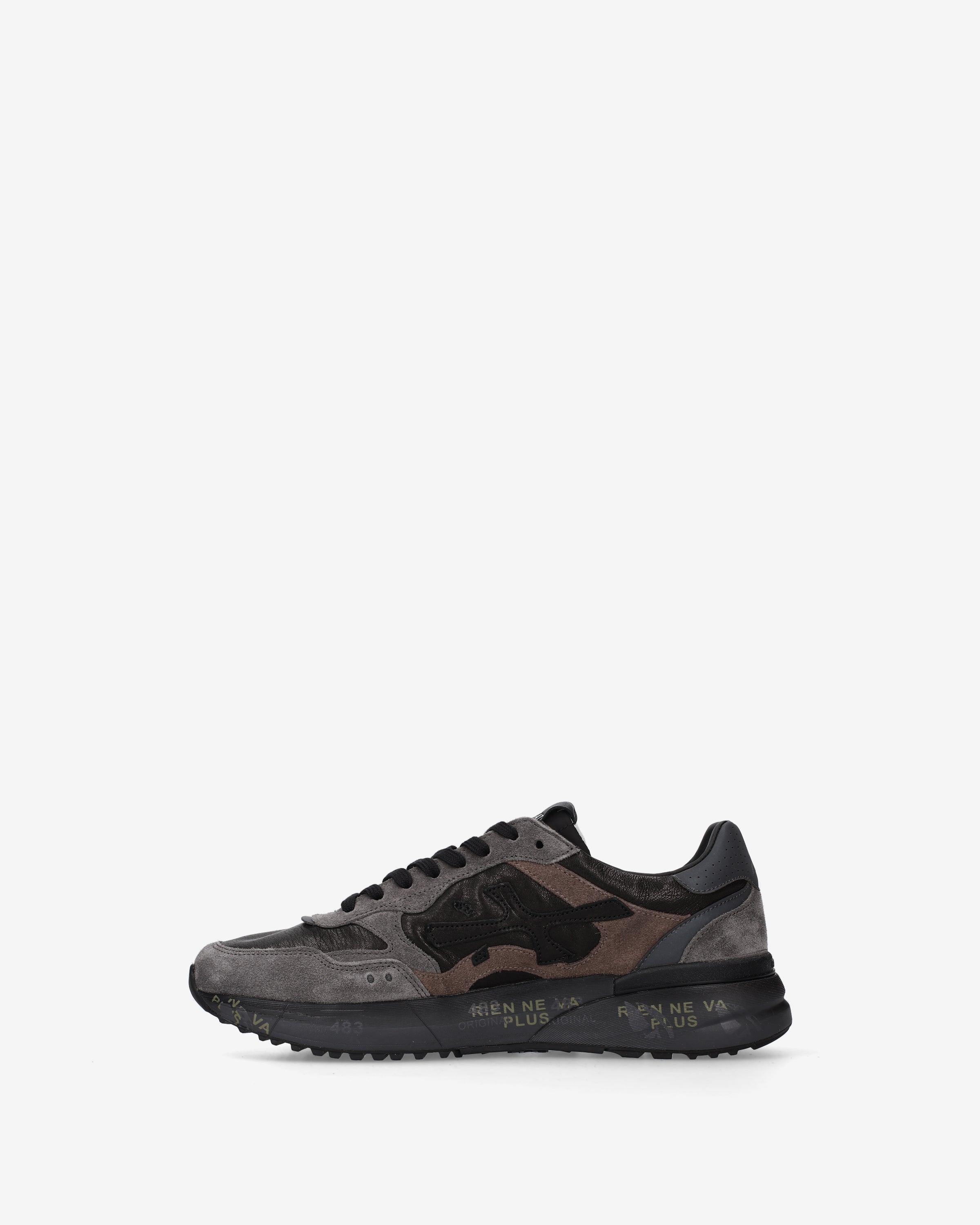 premiata-mick-0-1-8452-sneaker-herren-anthrazit-schwarz image 3