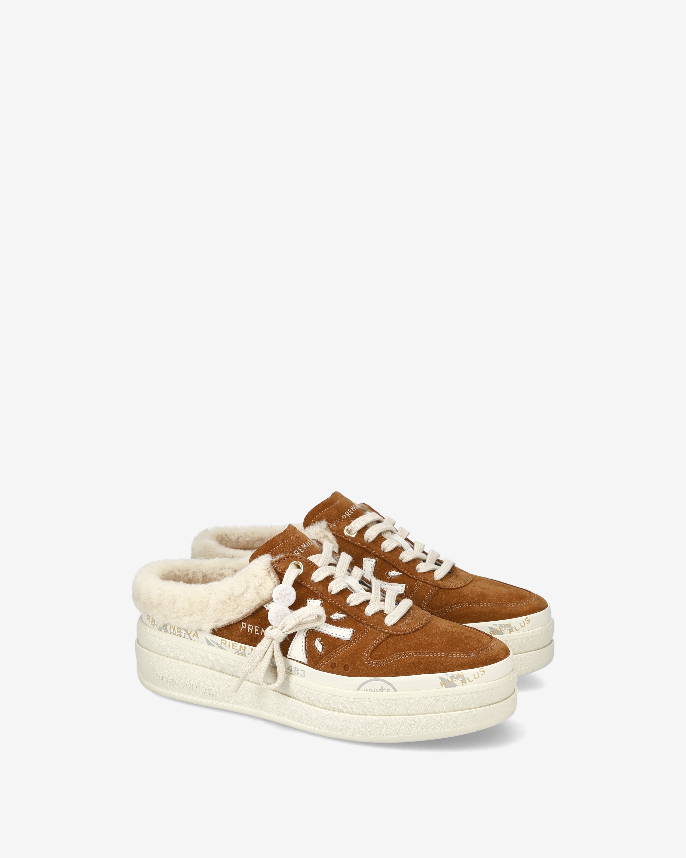 premiata-micol-7016m-damen-platform-sneaker-cognac image 2