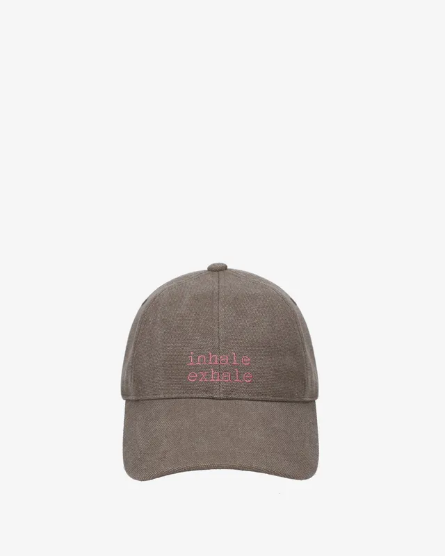 premiata-inhale-exhale-baseball-cap-taupe image 1