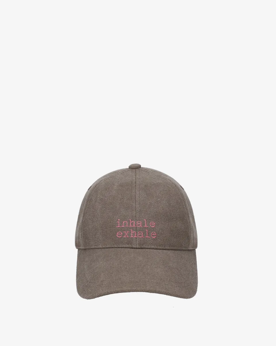 premiata-inhale-exhale-baseball-cap-taupe image 1