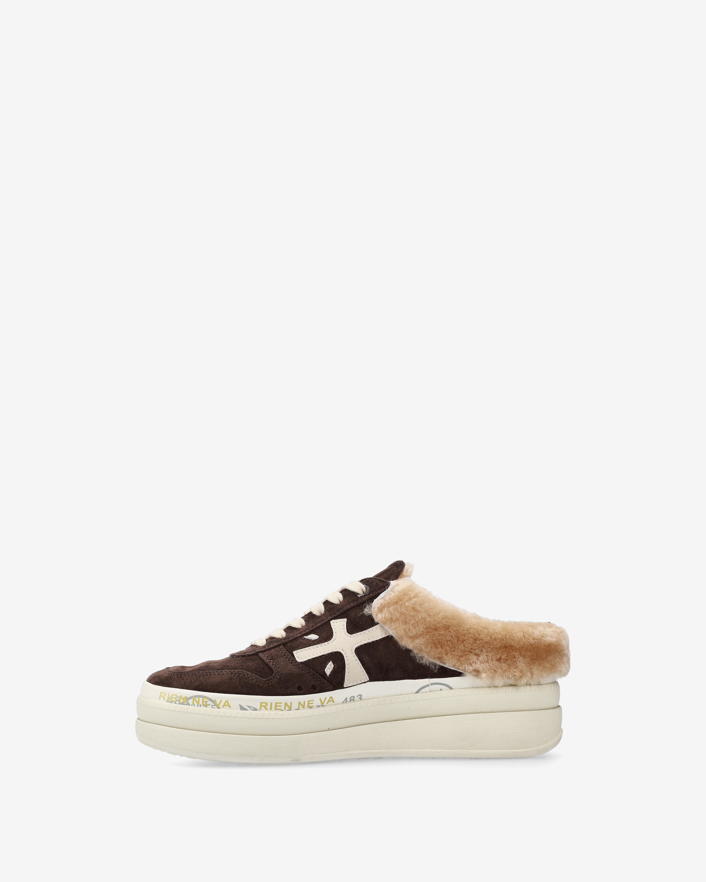 premiata-micol-7851m-sneaker-testa-di-moro-platform-5cm-fell image 3