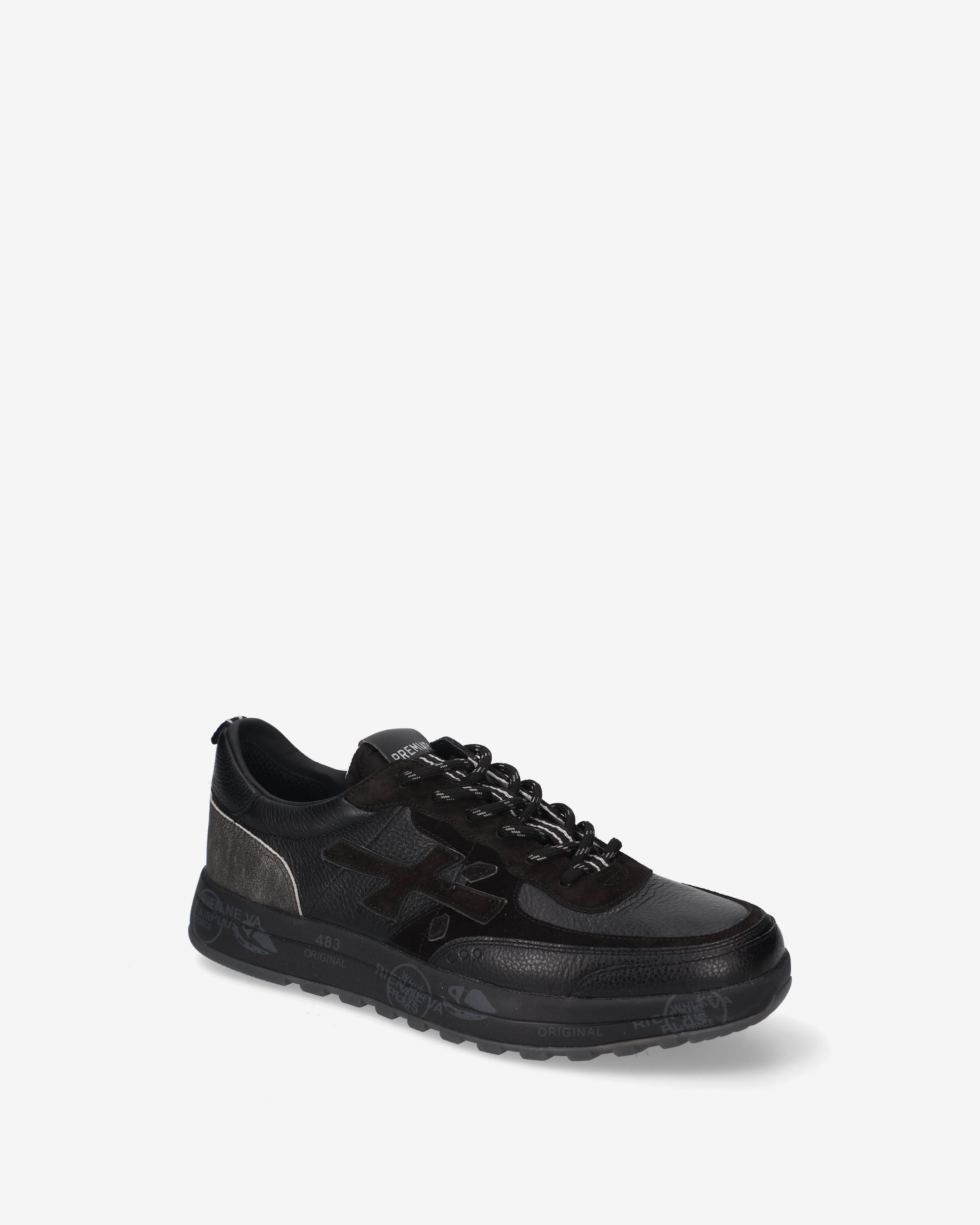 premiata-nous-8465-herren-sneaker-nero-anthrazit image 4