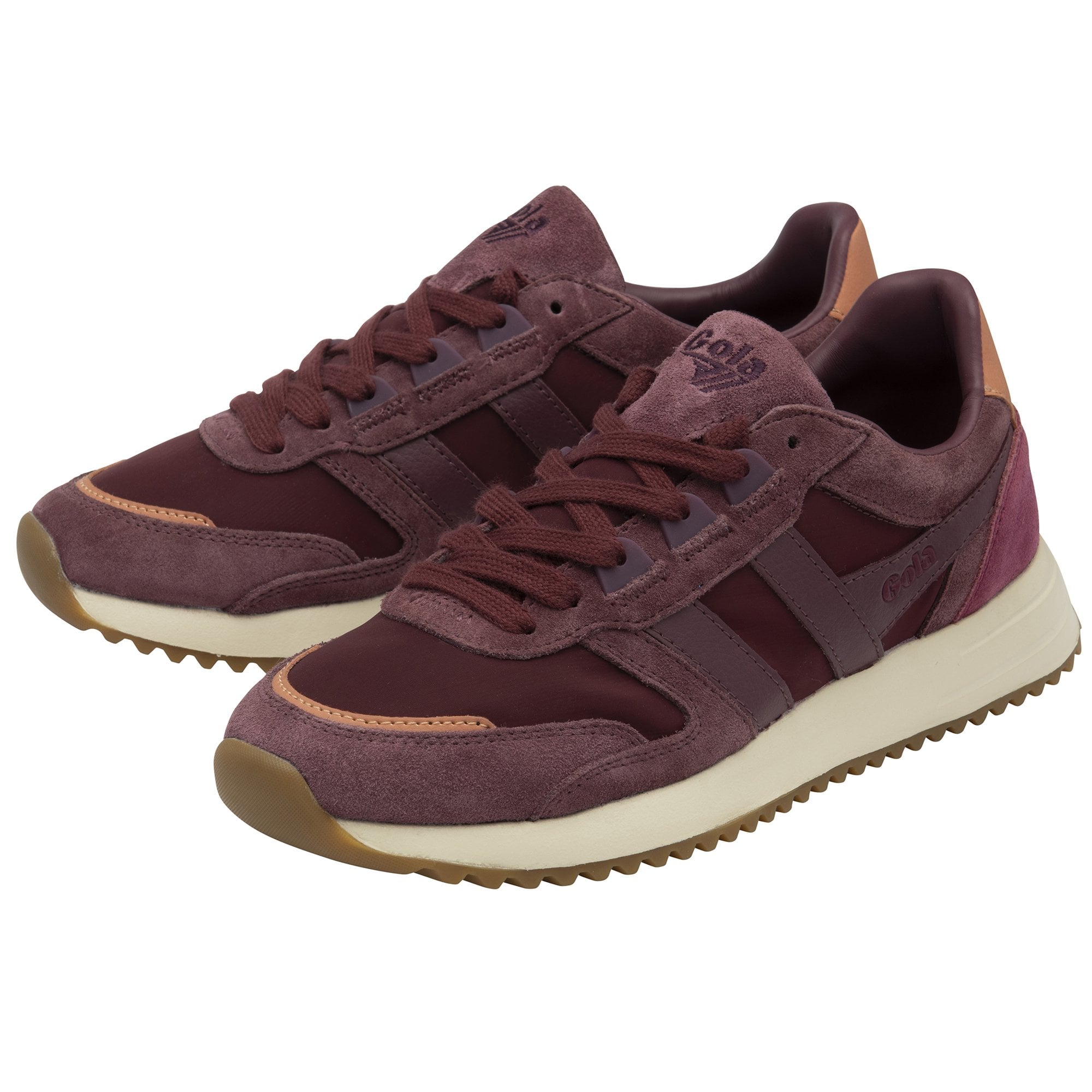 gola-chicago-damen-sneaker-heritage-jogger-in-windsor-wine image 3