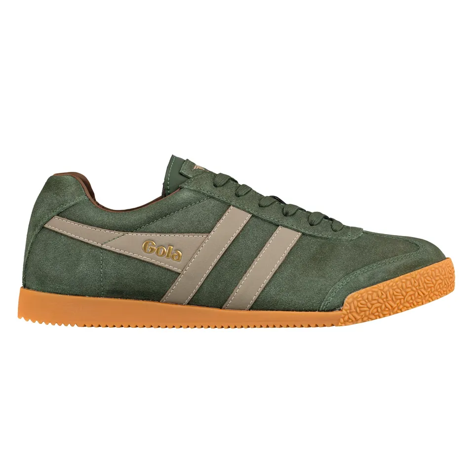 gola-harrier-herren-sneaker-aus-wildleder-dunkelkhaki image 1