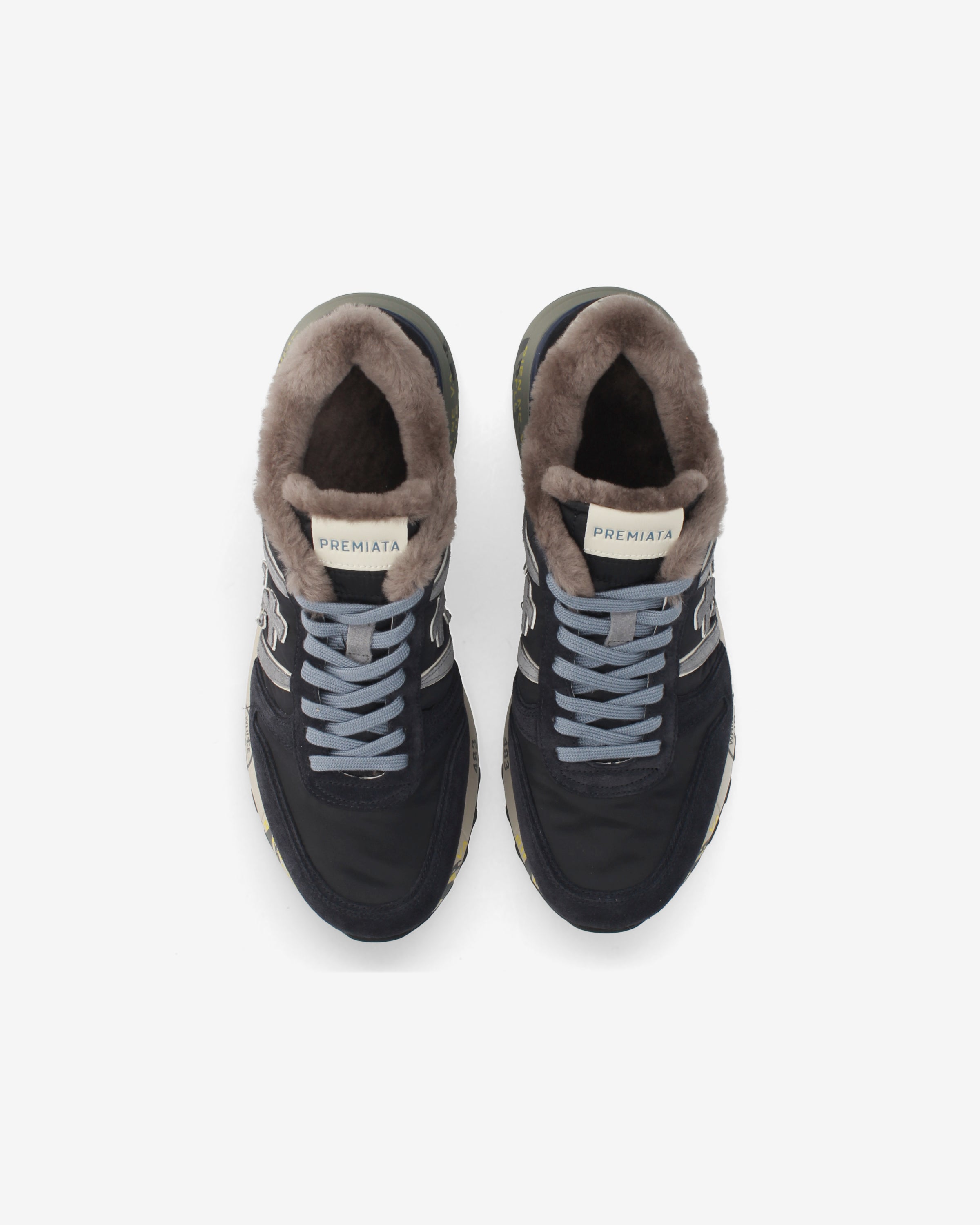 premiata-lander-8656m-herren-sneaker-nylon-suede image 6