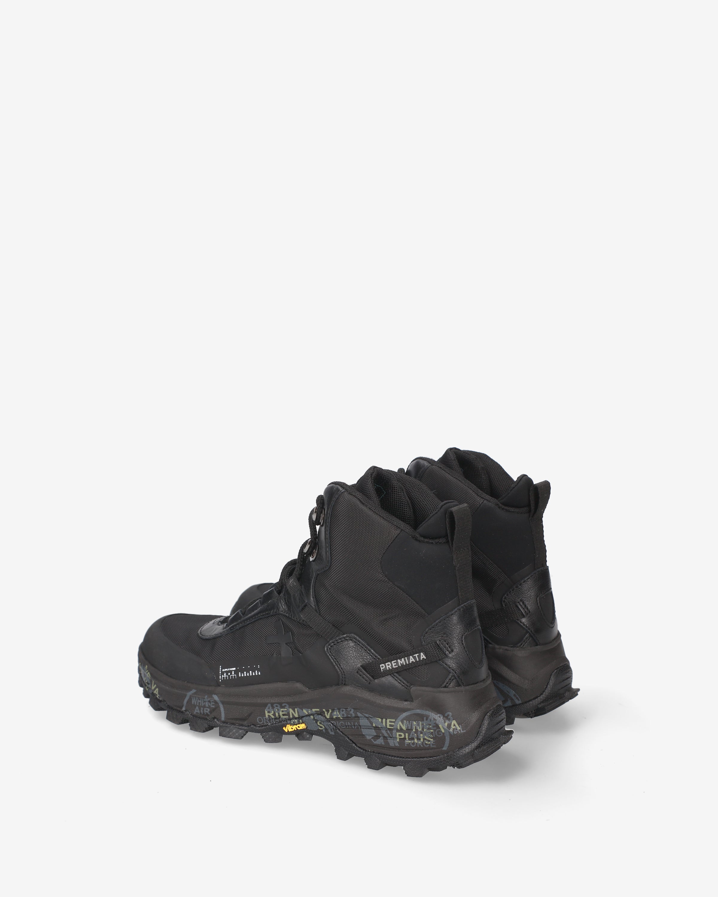 premiata-trivor-509-mid-sneaker-herren-schwarz image 5