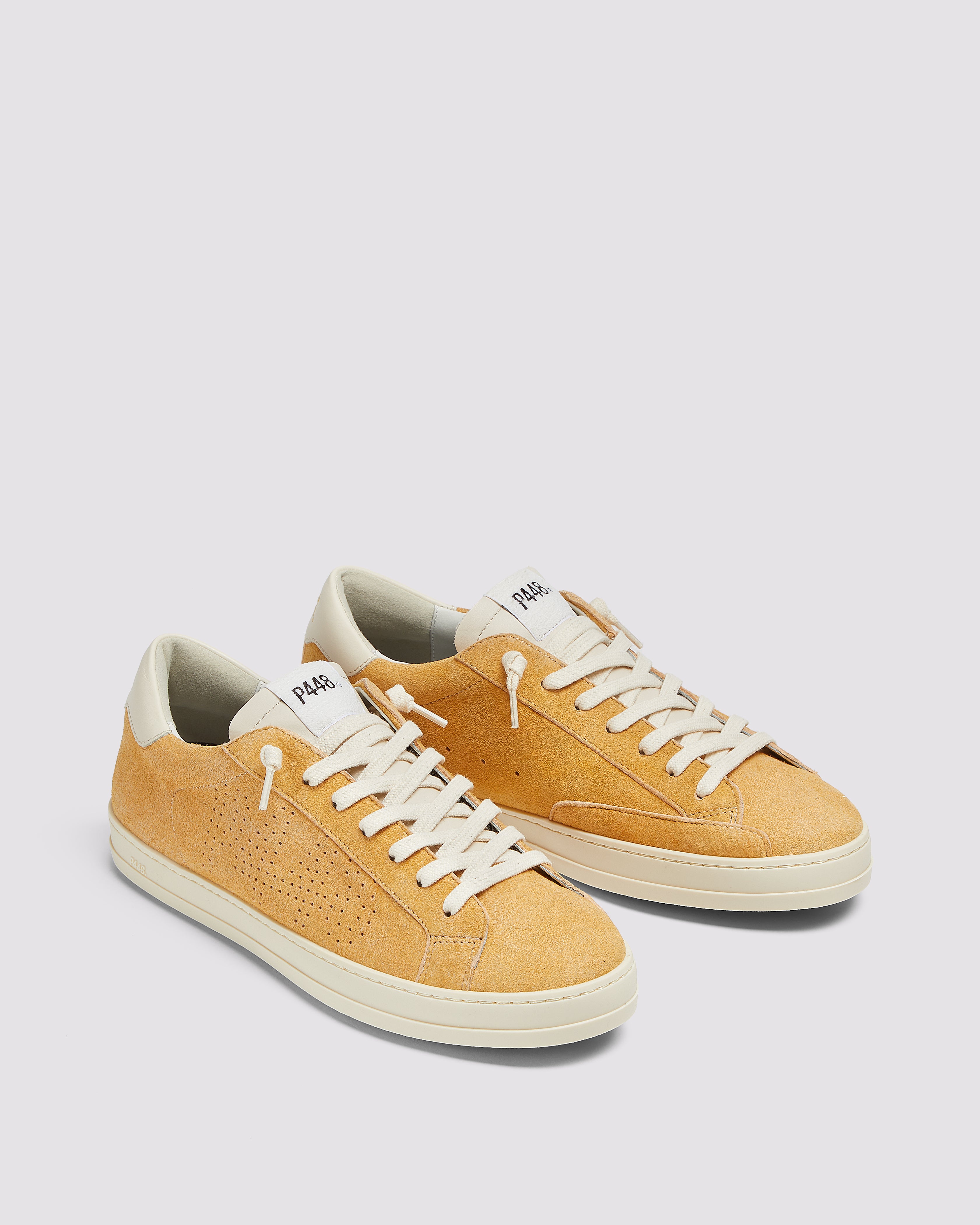 p448-john-vintage-camel-low-top-sneaker-gelb-wei image 5