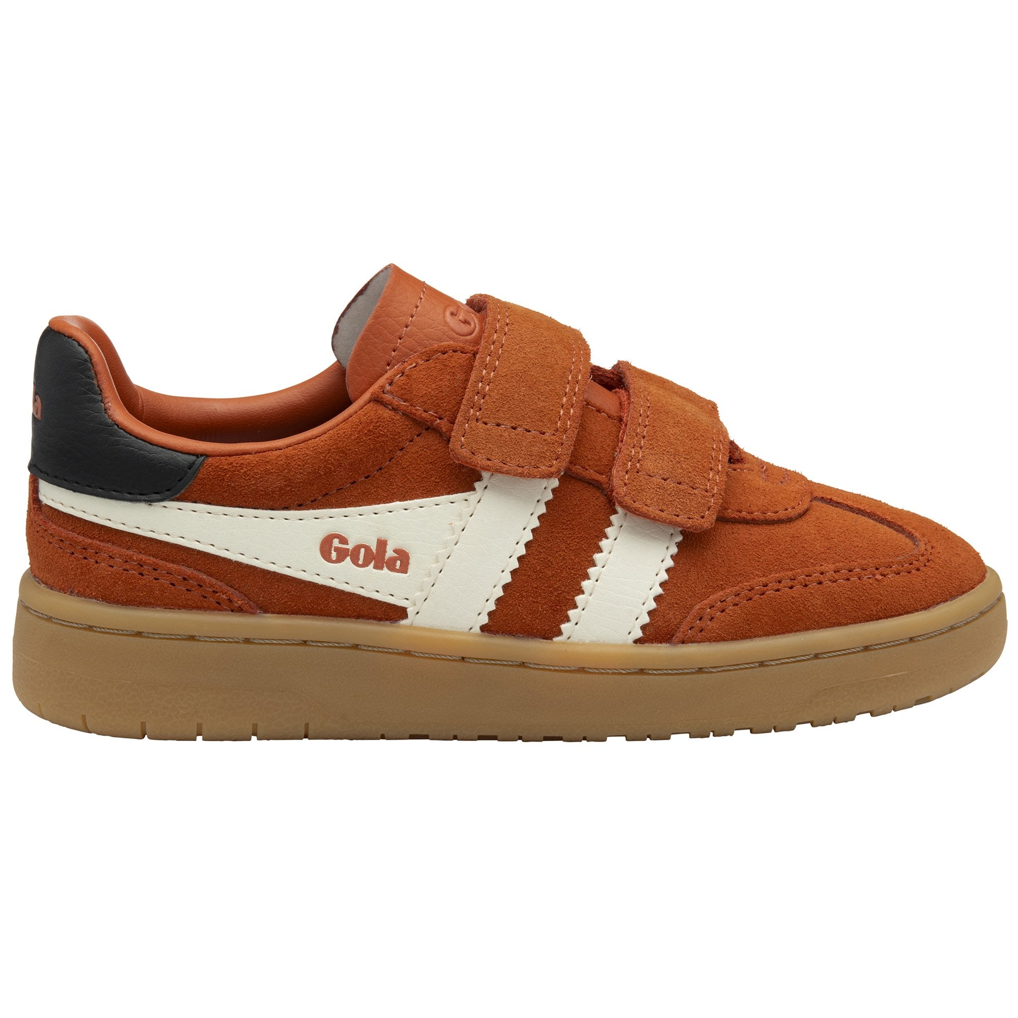 gola-viper-strap-kinder-sneaker-orange-creme-klett image 1