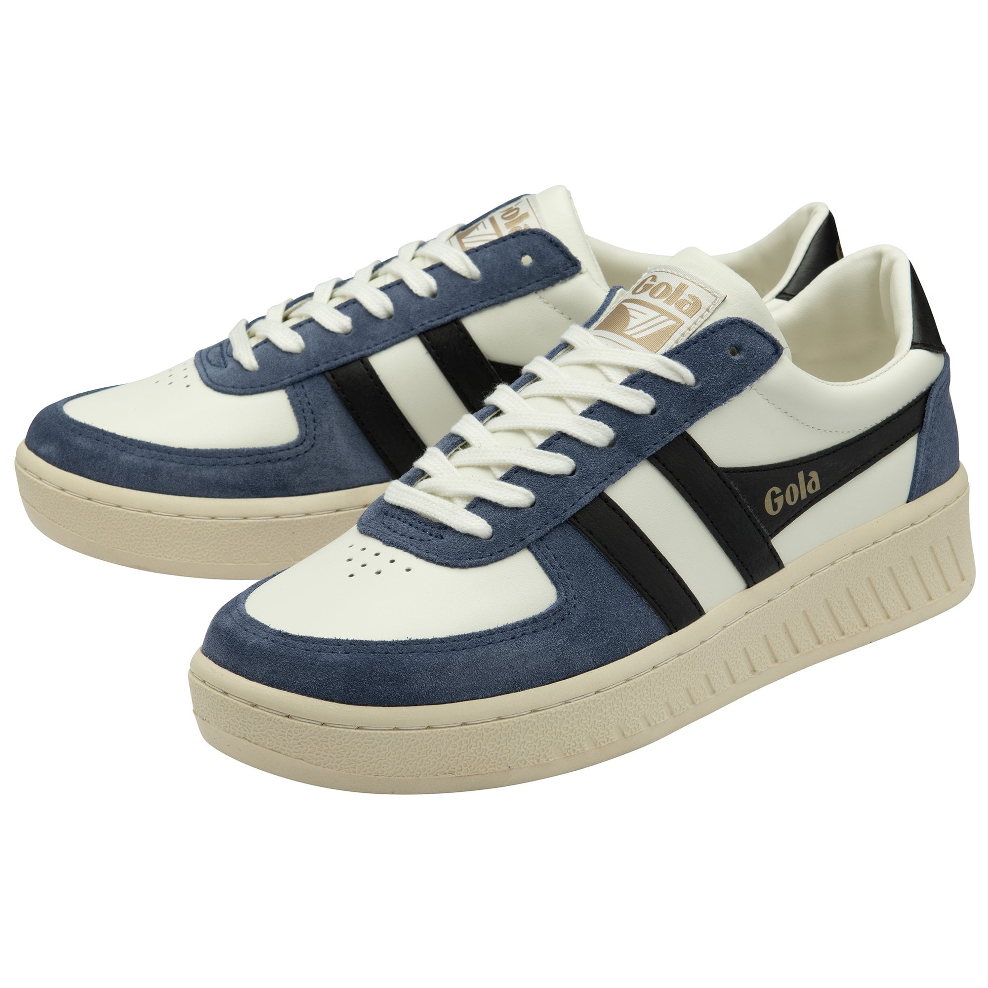 gola-grandslam-quadrant-sneaker-herren-creme-moon-schwarz image 3