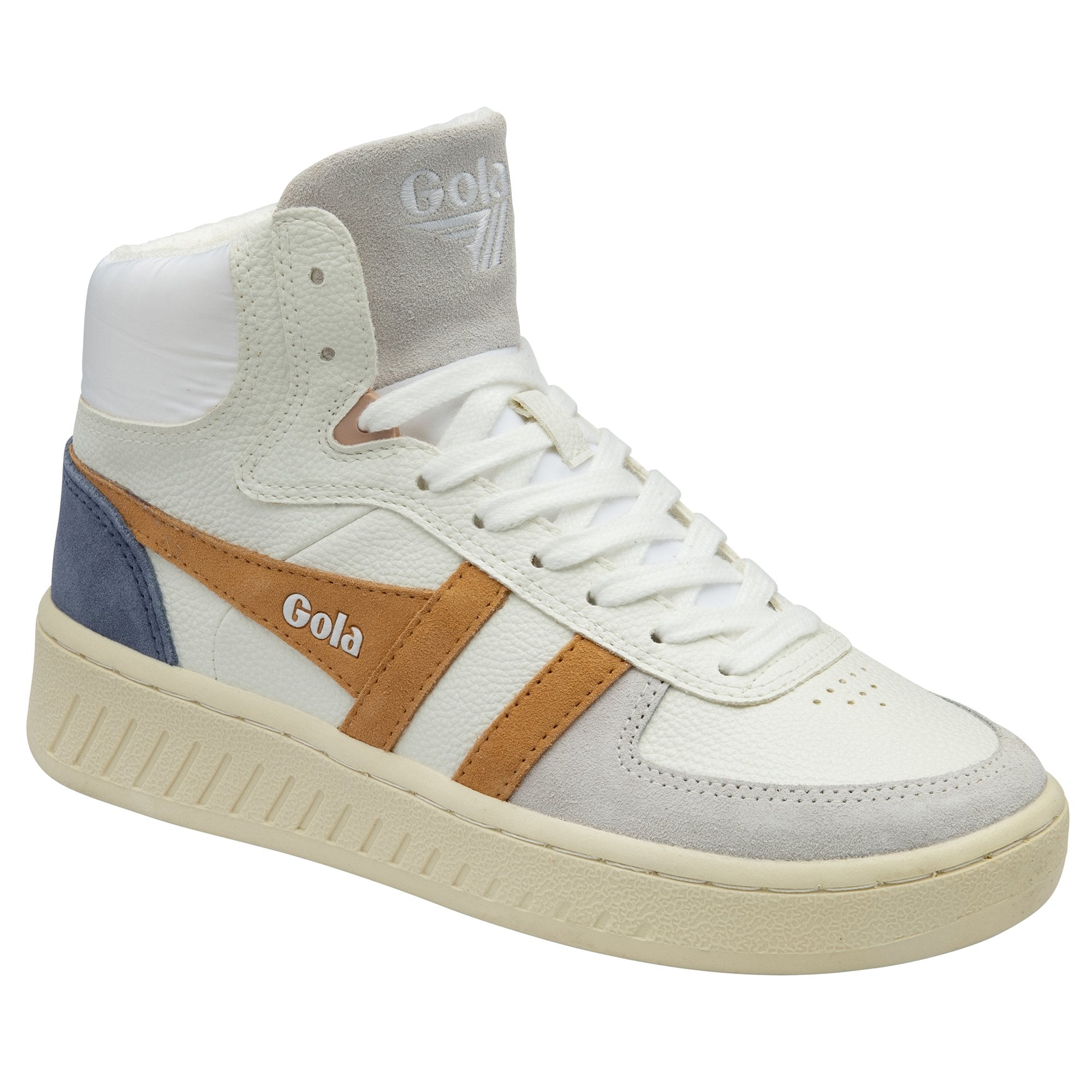 gola-slam-trident-damen-high-top-sneaker-wei-lachs image 2