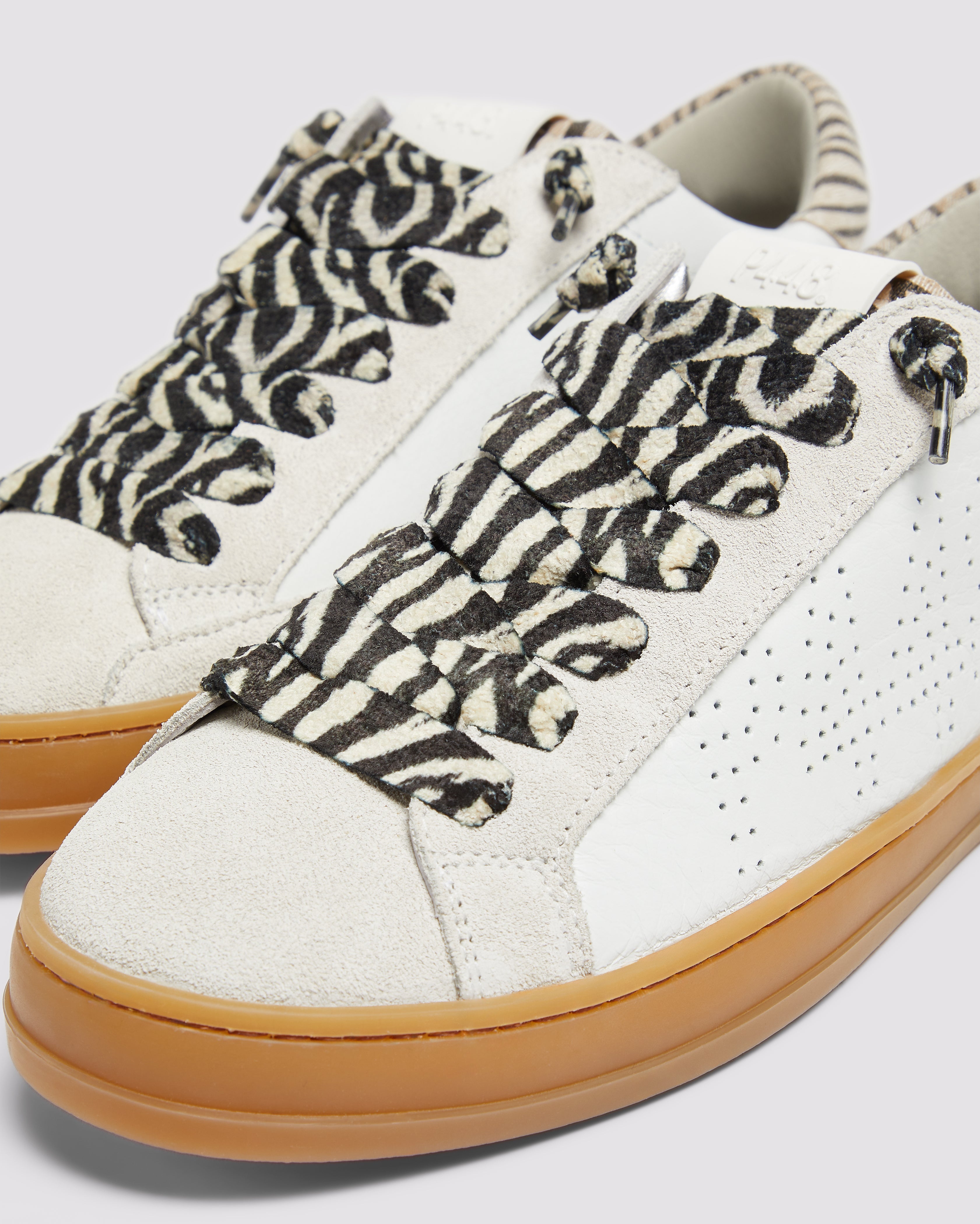 p448-john-wild-zebra-white-damen-sneaker-low-top image 5