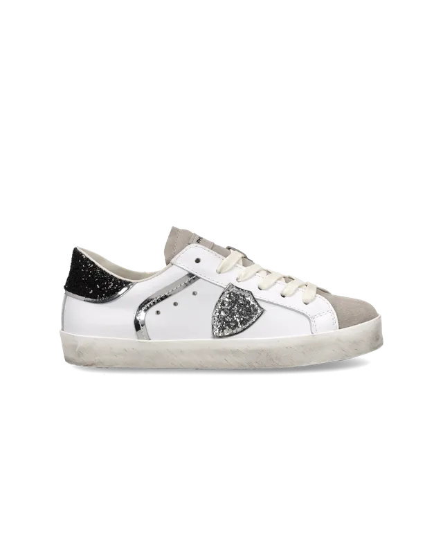 philippe-model-prsx-kids-sneaker-wei-schwarz image 1