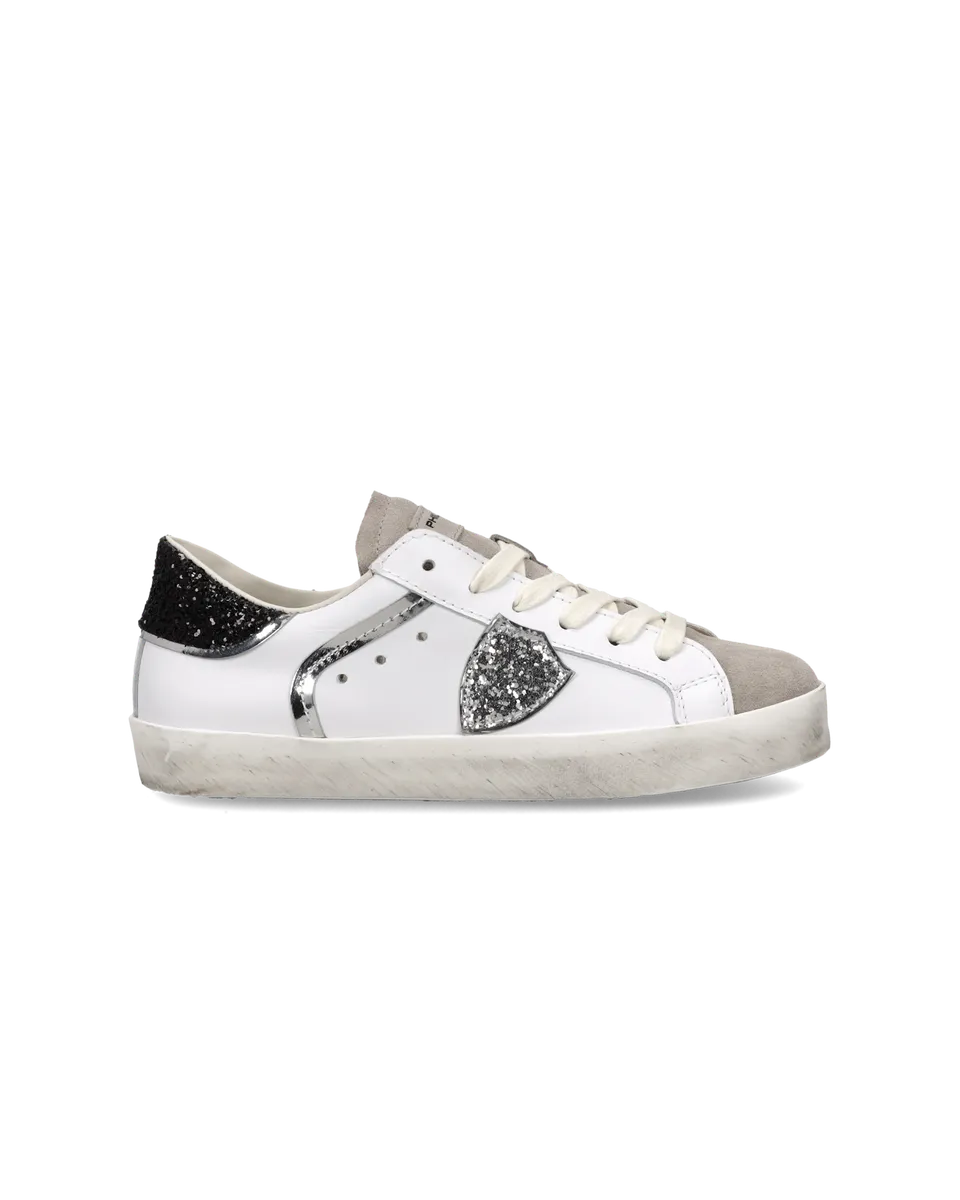 philippe-model-prsx-kids-sneaker-wei-schwarz image 1