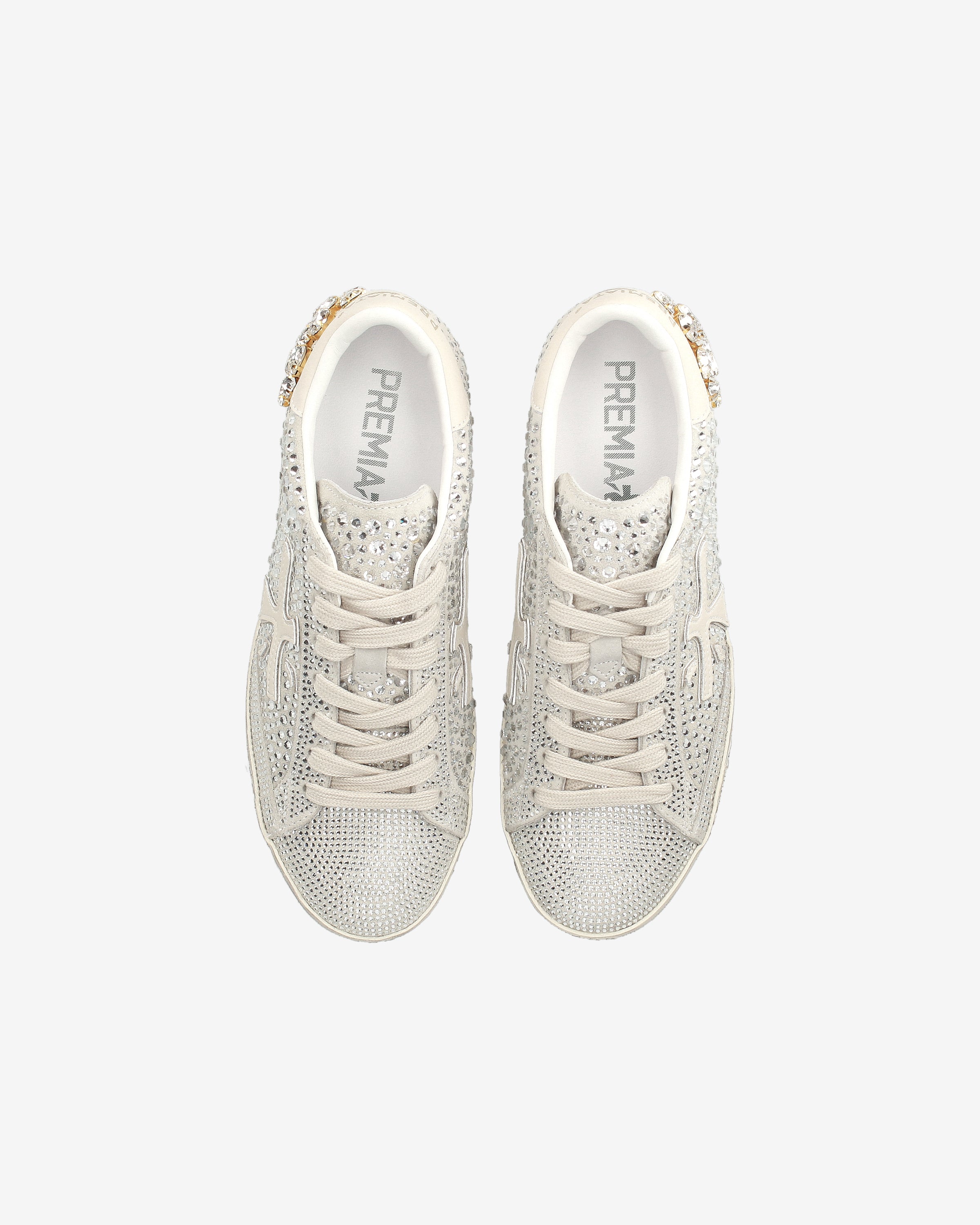 premiata-stevend-7848-sneaker-creme-silber-kristalle image 6