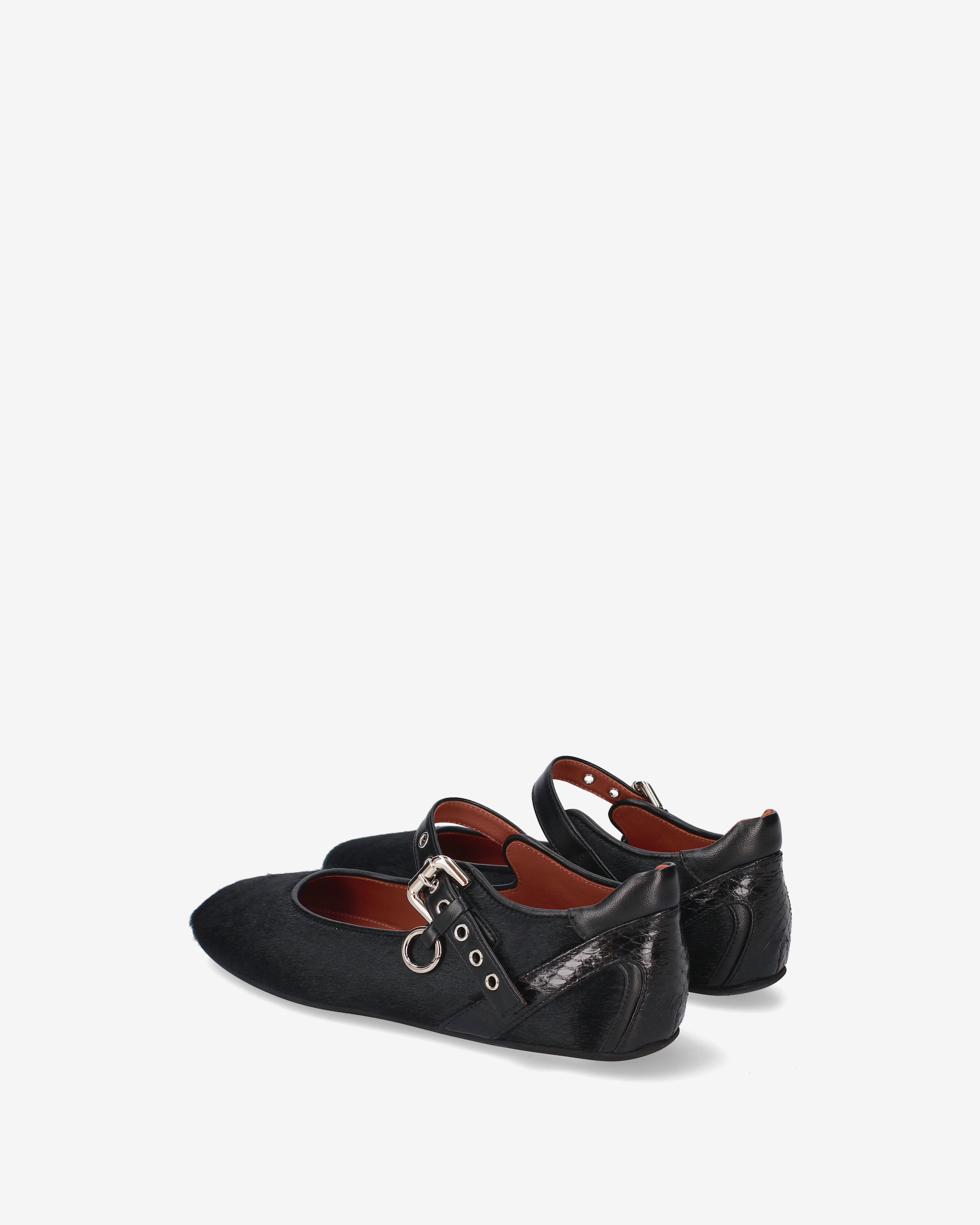 premiata-mary-jane-ballerina-damen-schwarz-cavallino-elaphe-schnalle image 5