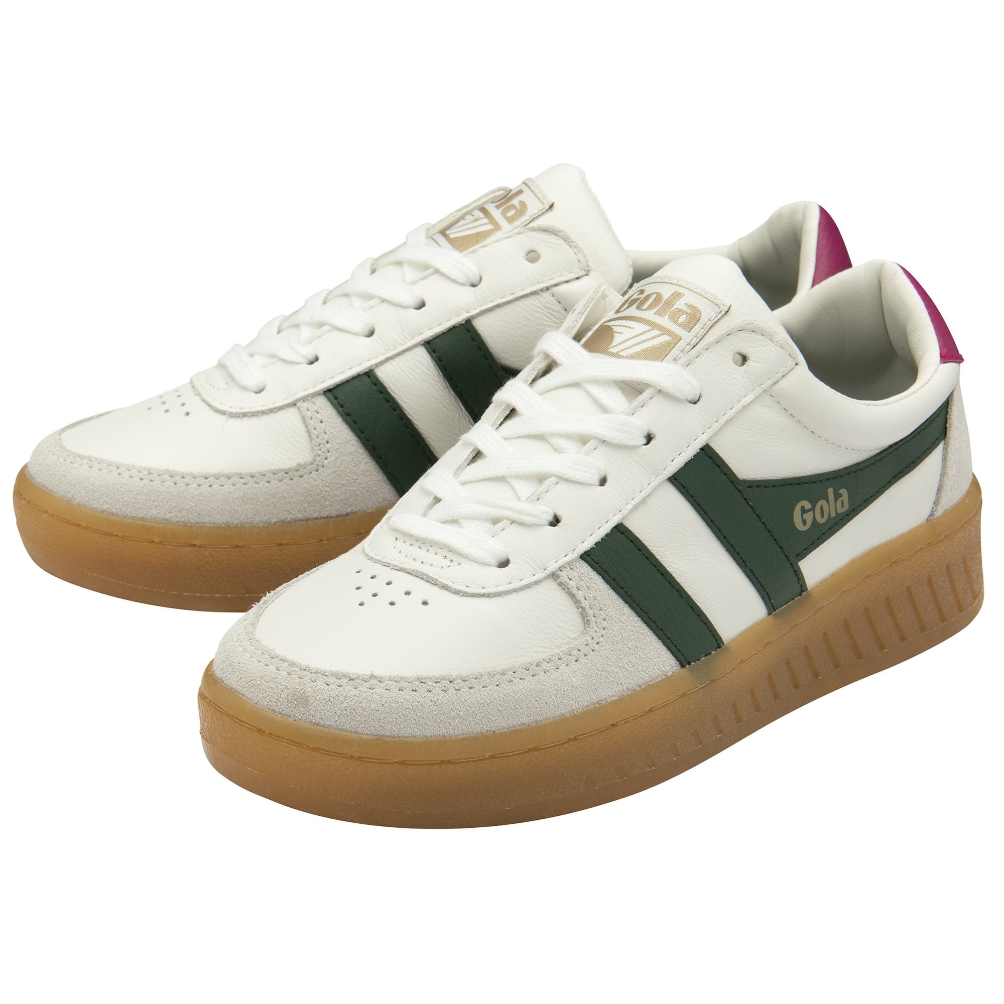 gola-grandslam-elite-damen-sneaker-wei-pink image 3
