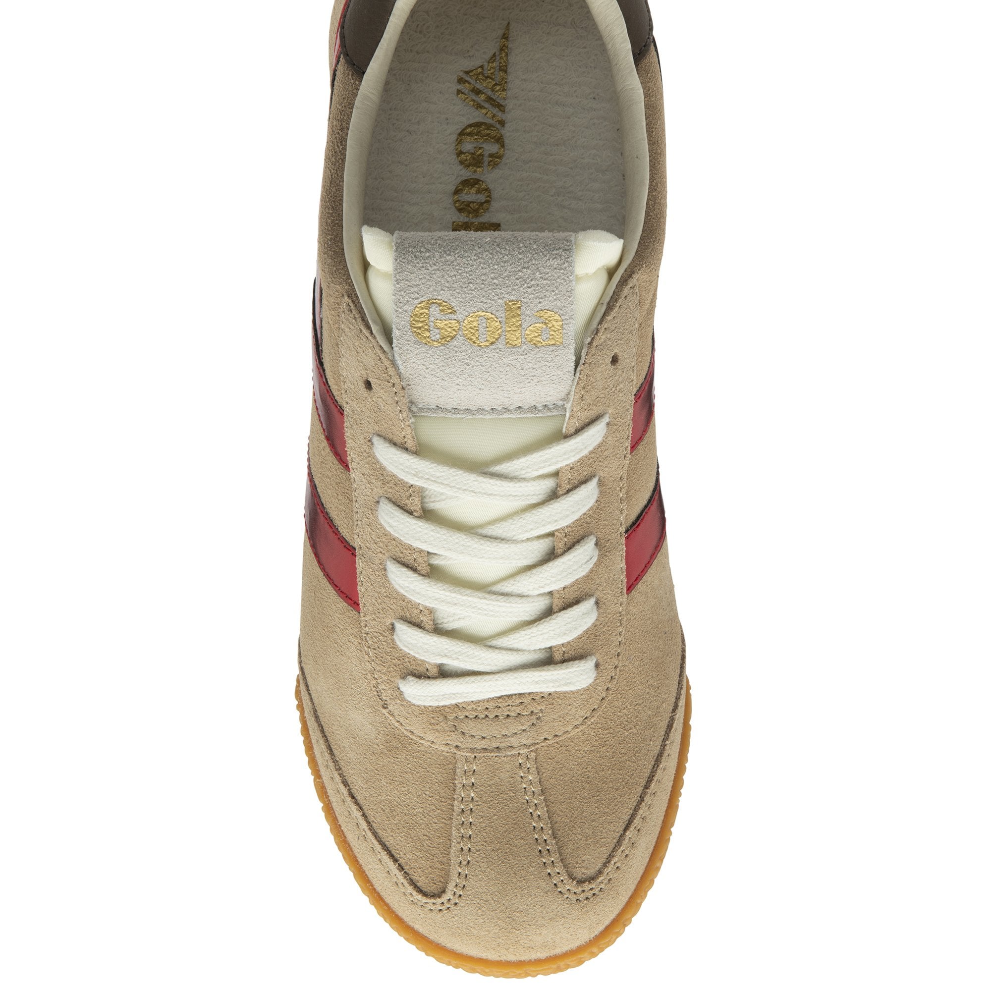 gola-elan-glitz-damen-sneaker-karamell-metallic-rot image 5