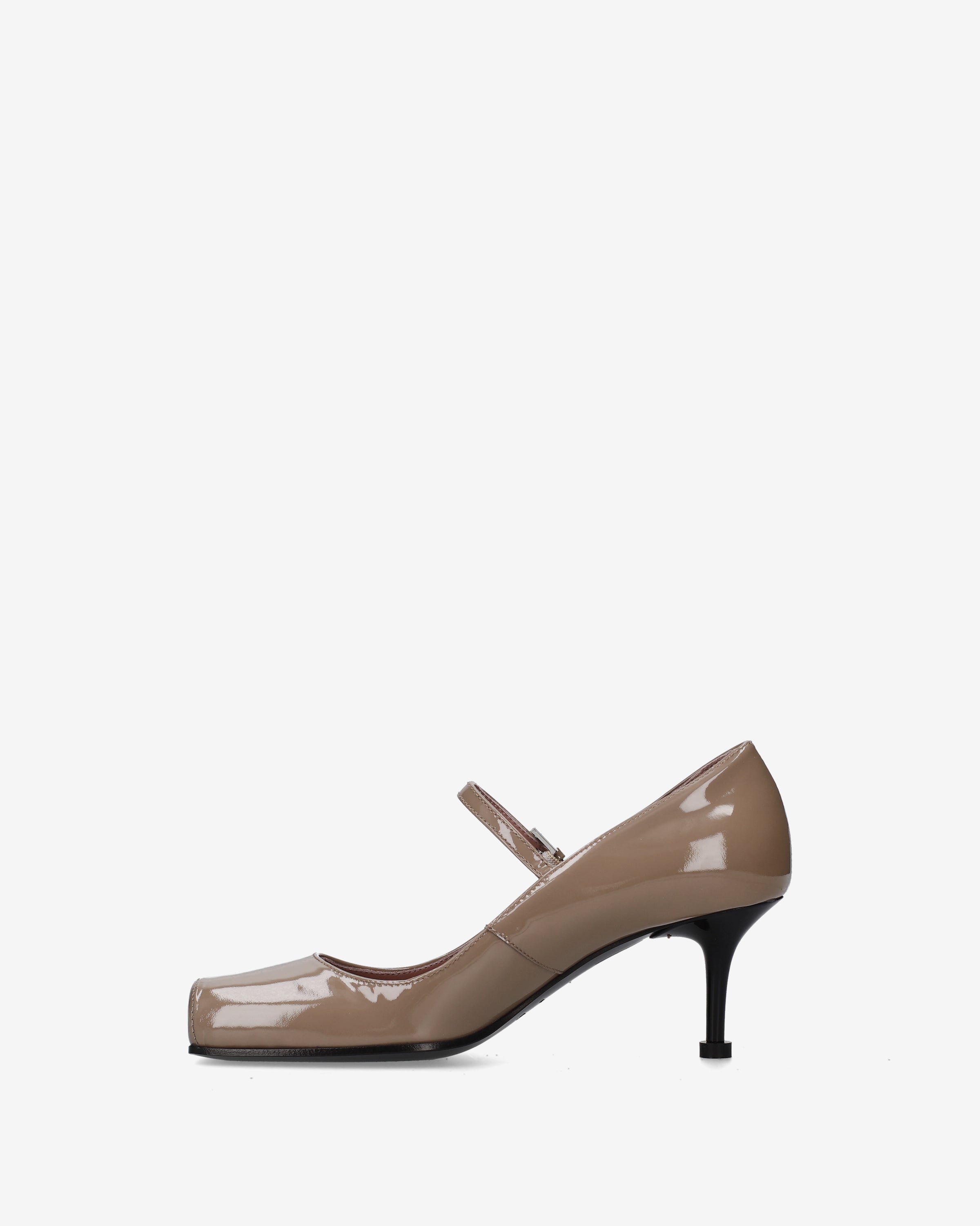 premiata-mary-jane-d-collet-damen-beige-lackleder-6-5-cm-absatz-mit-riemen image 3
