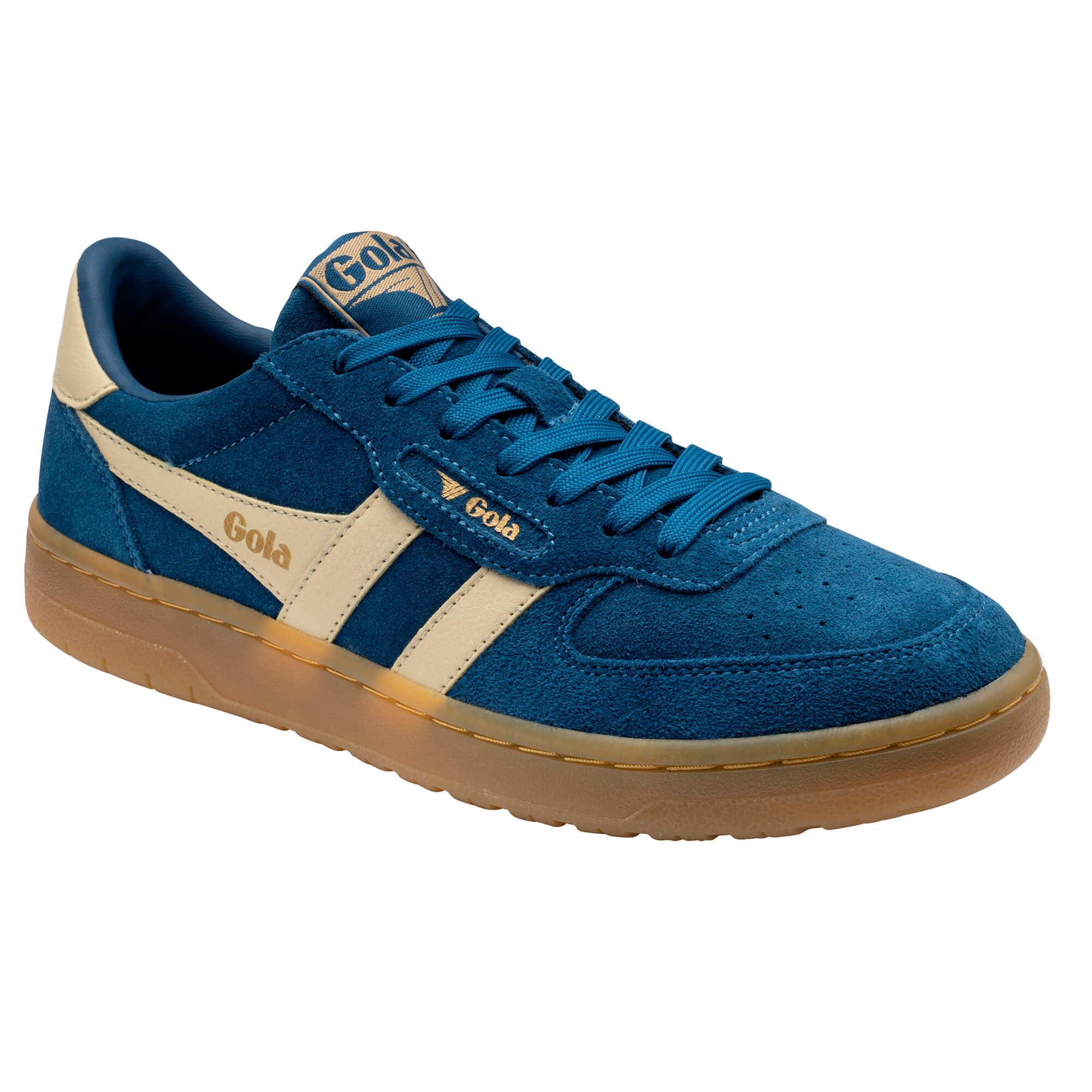 gola-hawk-suede-86-sneaker-damen-marineblau-veloursleder image 2