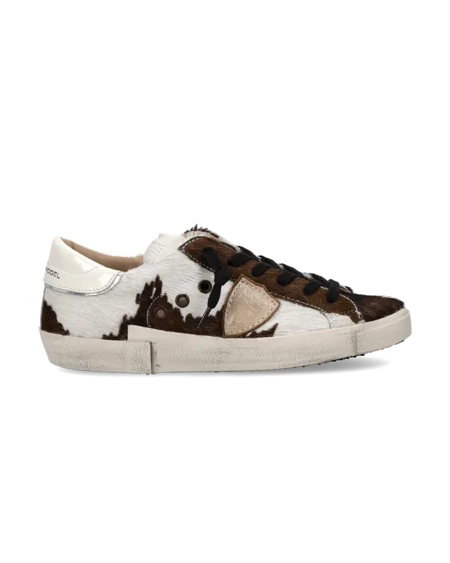 philippe-model-prsx-damen-sneaker-wei-animal-braun image 1