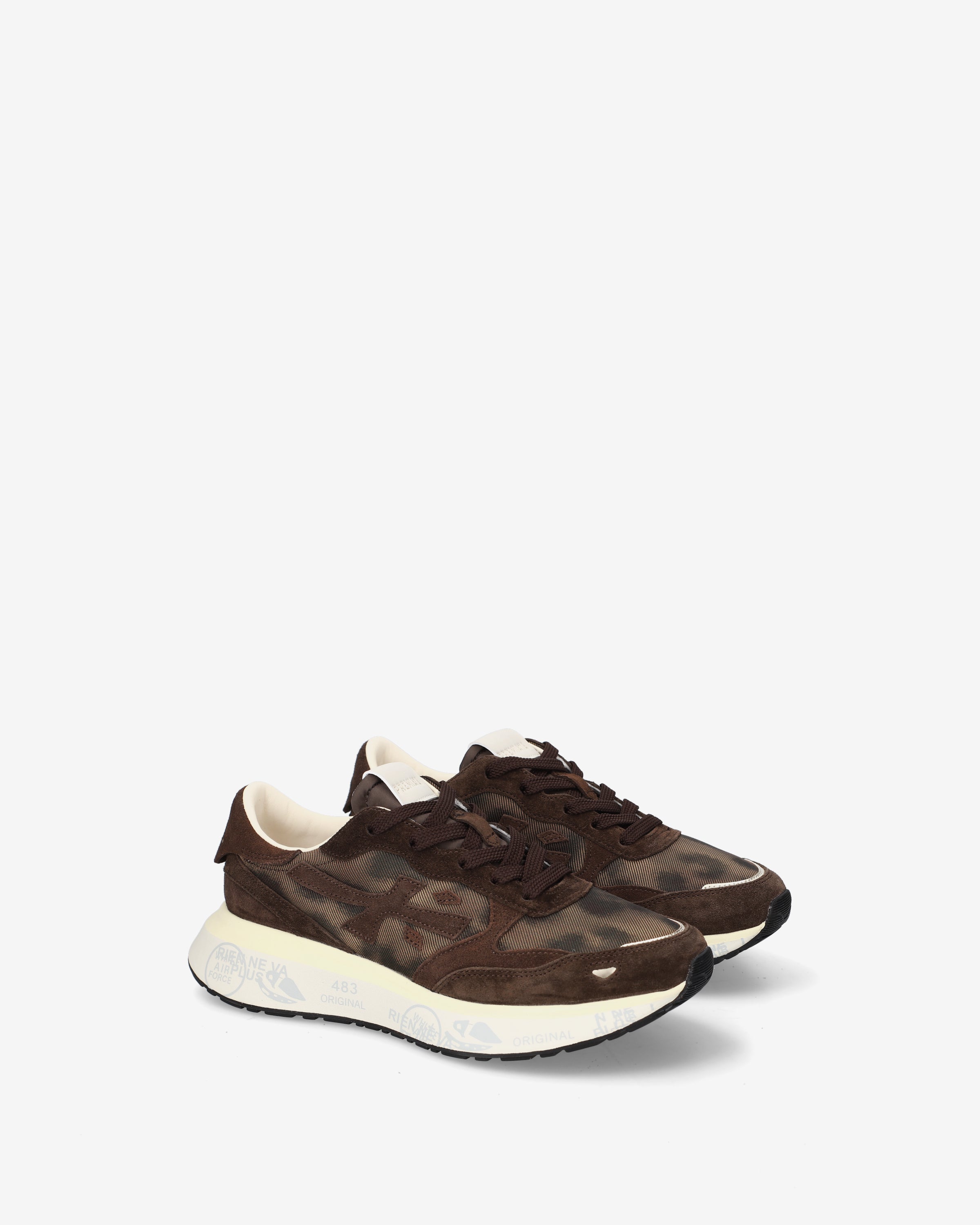 premiata-lauryn-8548-sneaker-damen-braun-animalier image 2
