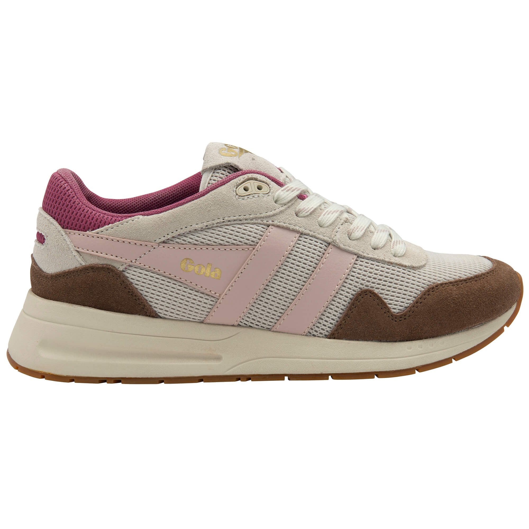 gola-delta-sneaker-f-r-damen-off-white-otter-kreide-pink image 1