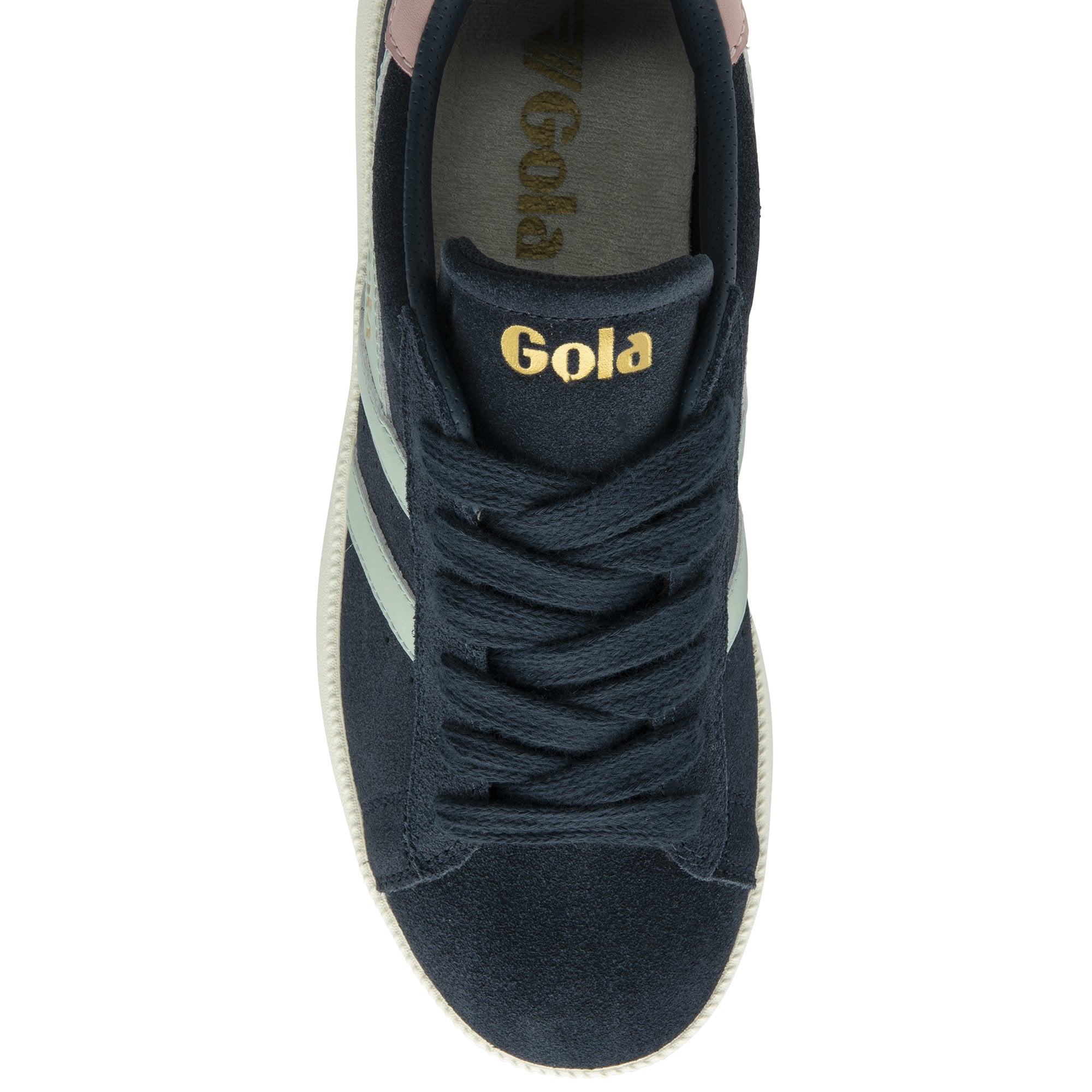 gola-aztec-damen-sneaker-wildleder-marineblau-hellblau image 5