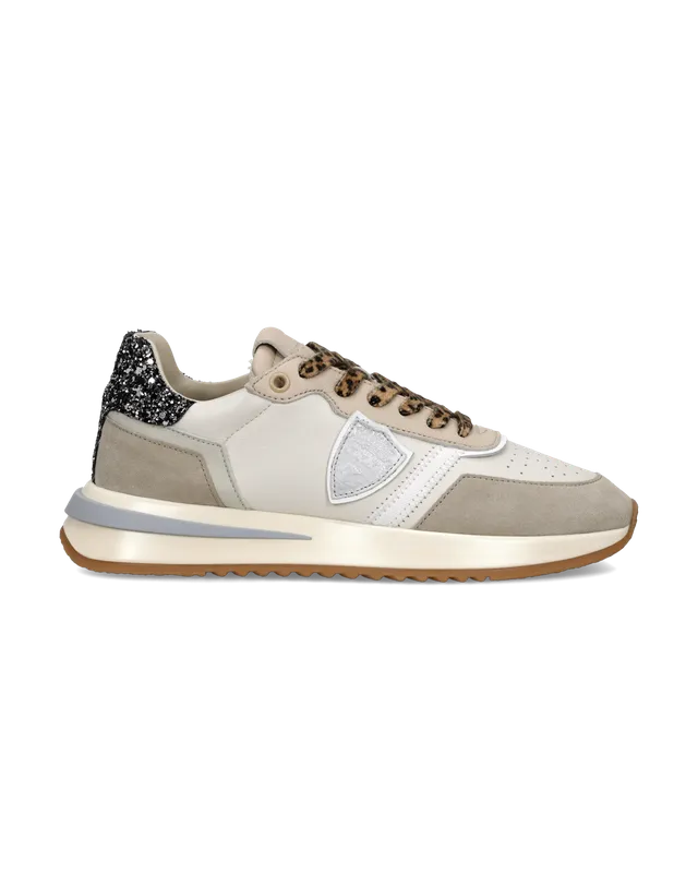 philippe-model-tropez-2-1-sneaker-damen-sand-schwarz-glitzer image 1