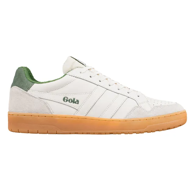 gola-eagle-86-herren-sneaker-tennis-sneaker-in-off-white-evergreen image 1
