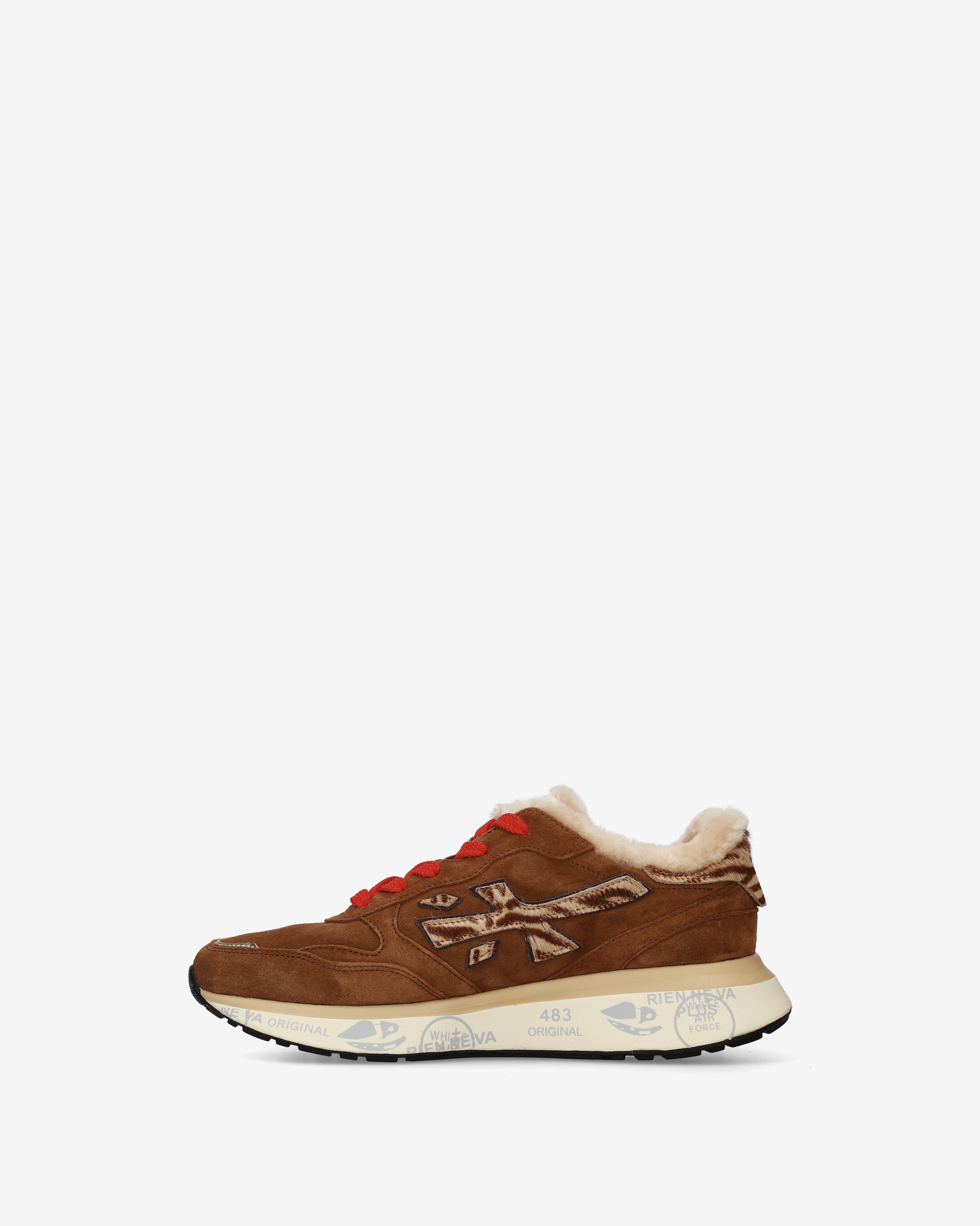 premiata-lauryn-8532m-sneaker-damen-braun-suede-cavallino image 3