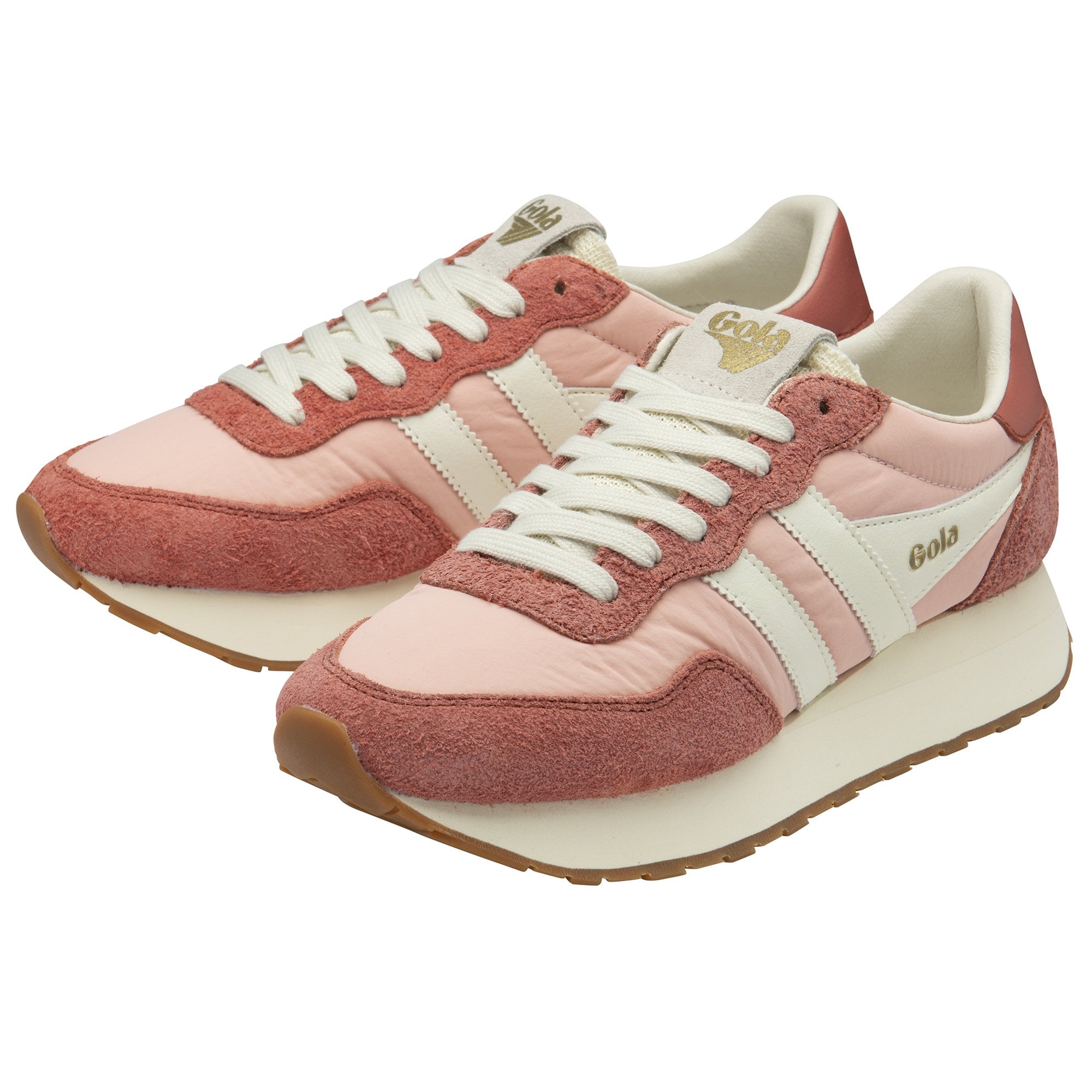 gola-arizona-trainer-f-r-frauen-nylon-wildleder-rosa image 3