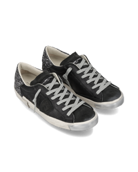 philippe-model-prsx-damen-sneaker-noir-gris-mit-glitzer-konter image 5