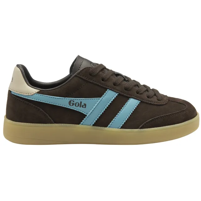 gola-viper-heritage-sneaker-f-r-damen-wildleder-dunkelbraun-ozeanblau image 1