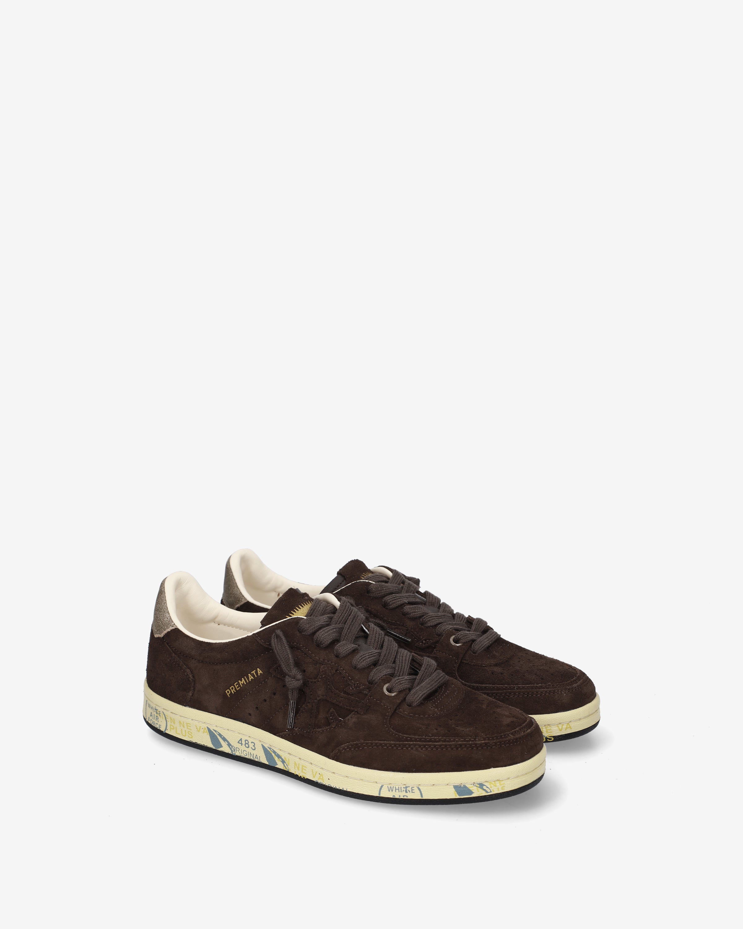 premiata-bskt-clayd-8446-sneaker-dark-brown image 2