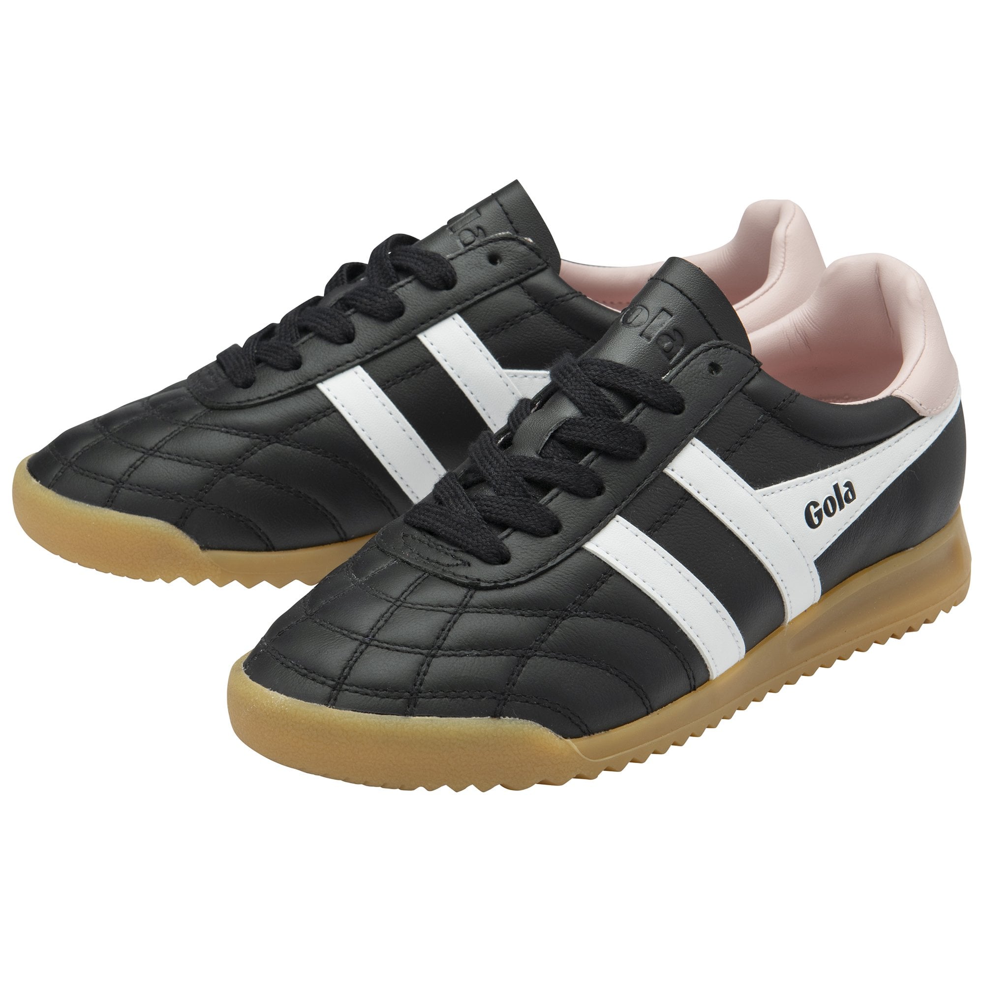 gola-stadium-damen-sneaker-schwarz-wei-kreiderosa image 3